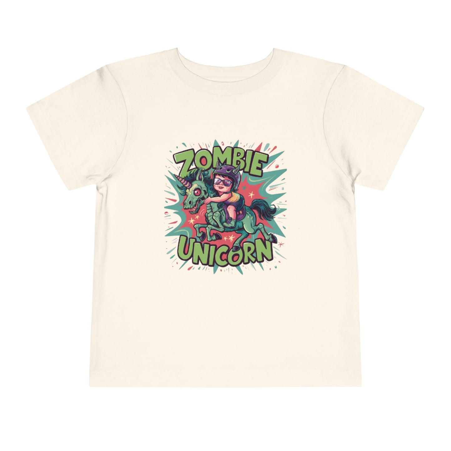 "ZOMBIE UNICORN" Toddler Short Sleeve Tee