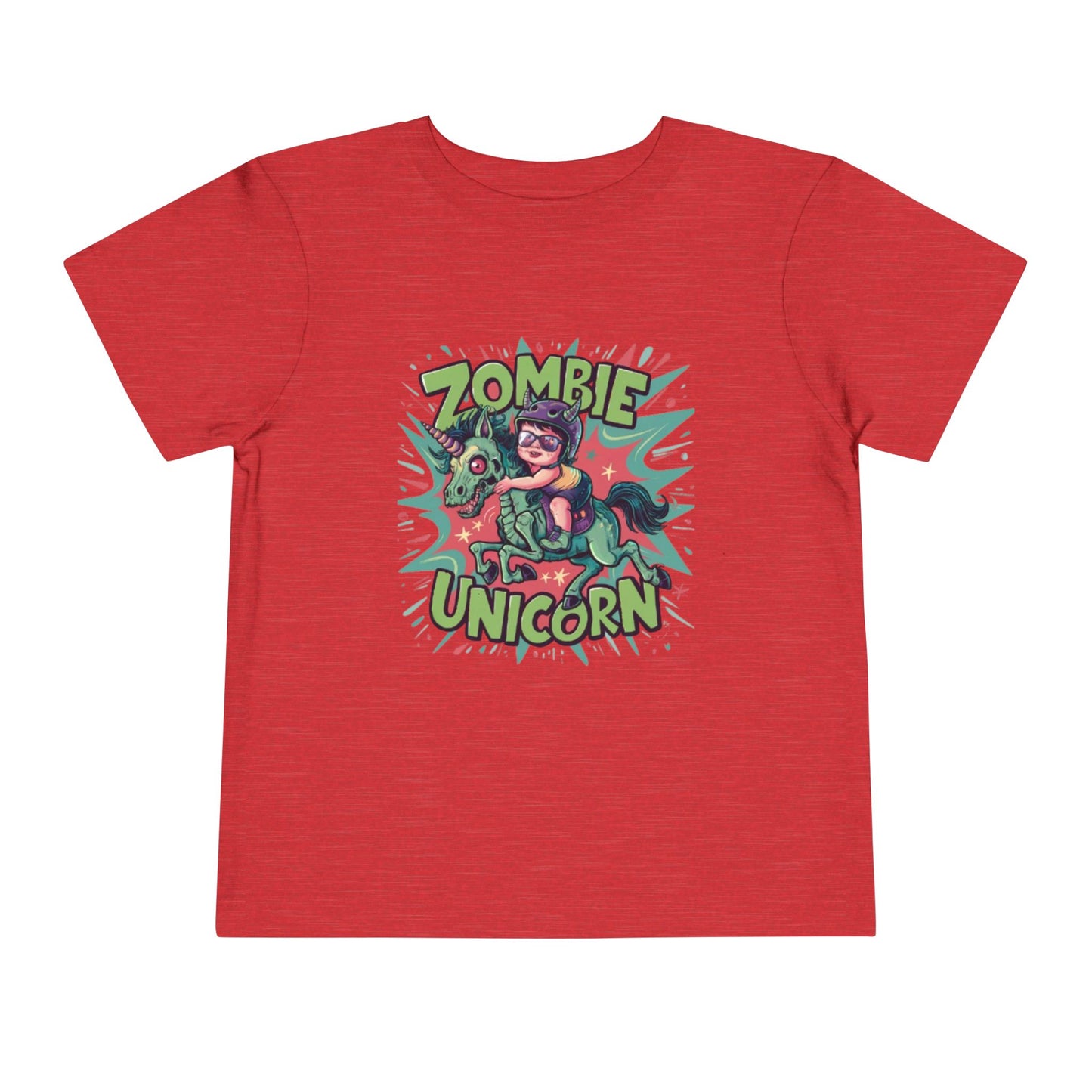 "ZOMBIE UNICORN" Toddler Short Sleeve Tee