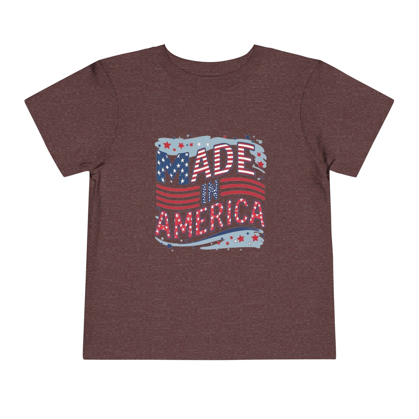 "MADE IN AMERICA" Toddler Short Sleeve Tee