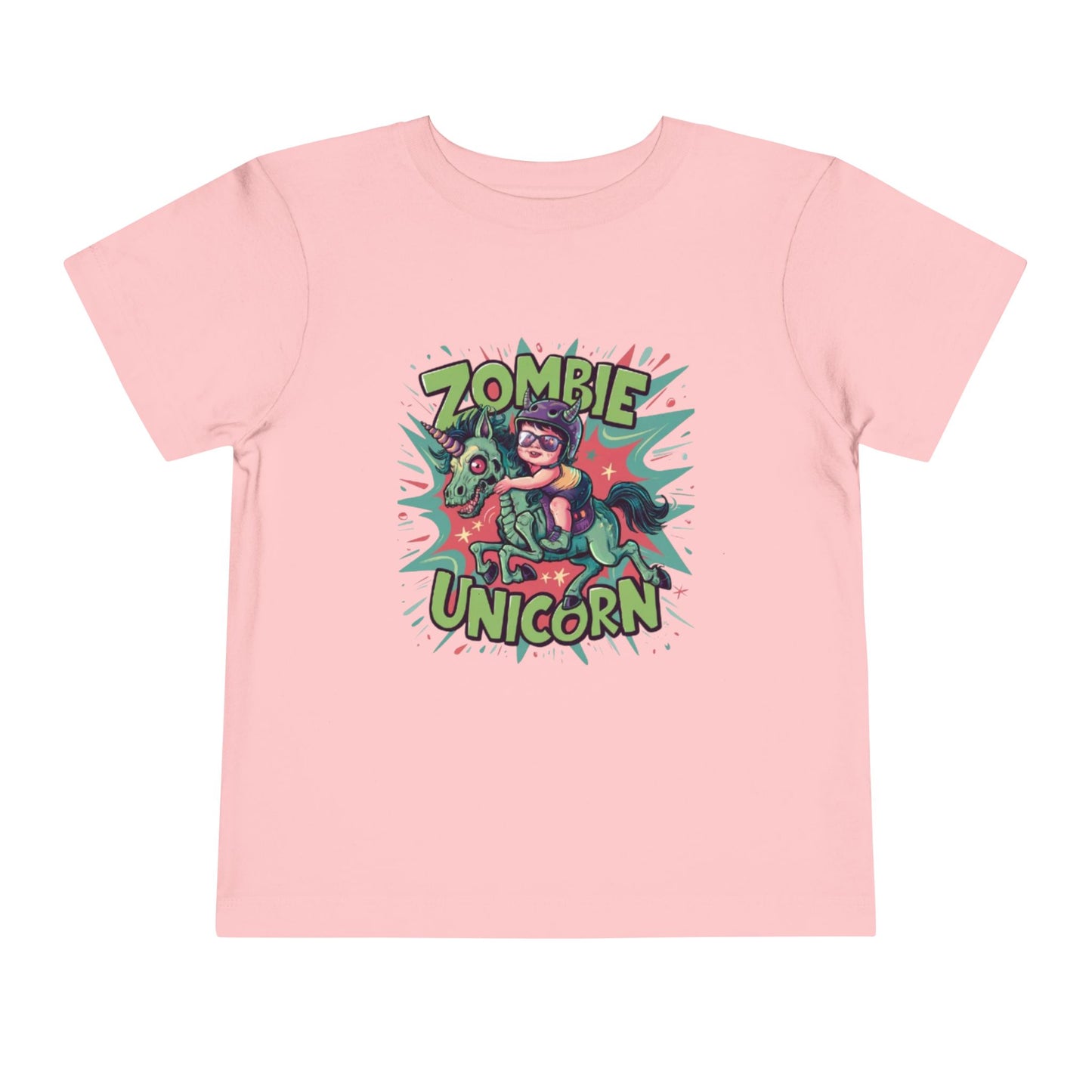 "ZOMBIE UNICORN" Toddler Short Sleeve Tee