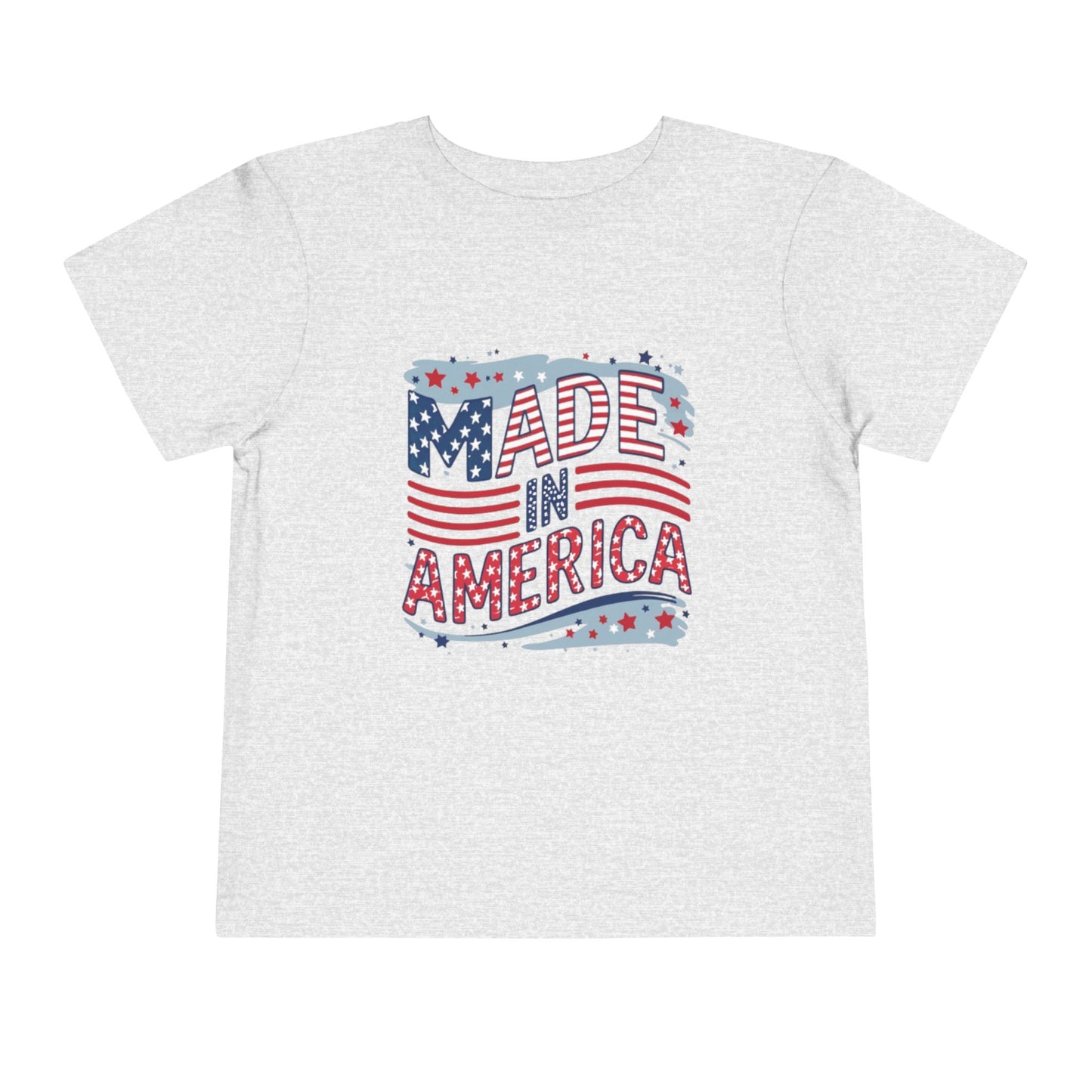 "MADE IN AMERICA" Toddler Short Sleeve Tee