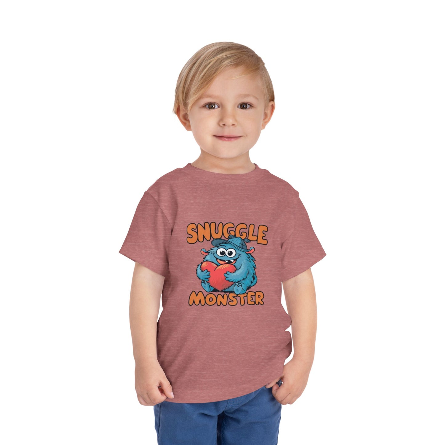 "SNUGGLE MONSTER" Toddler Short Sleeve Tee