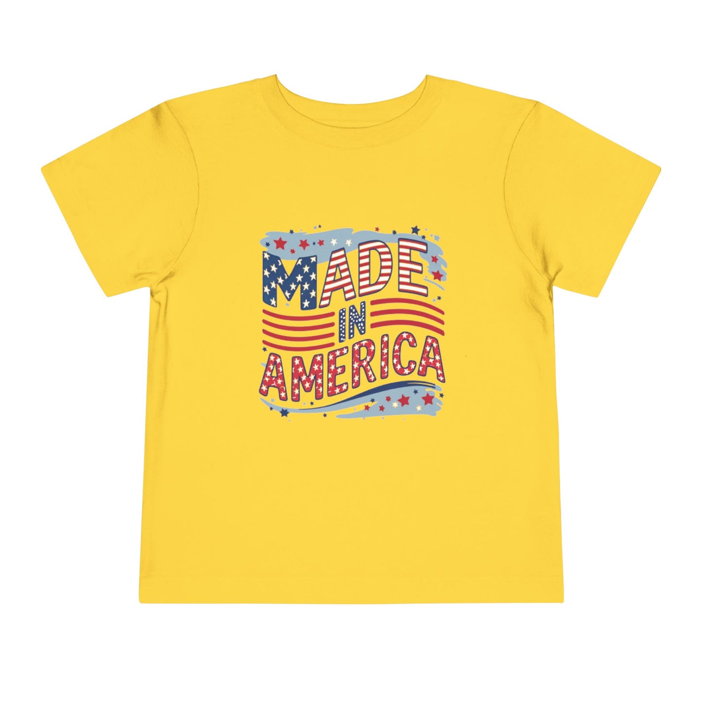 "MADE IN AMERICA" Toddler Short Sleeve Tee