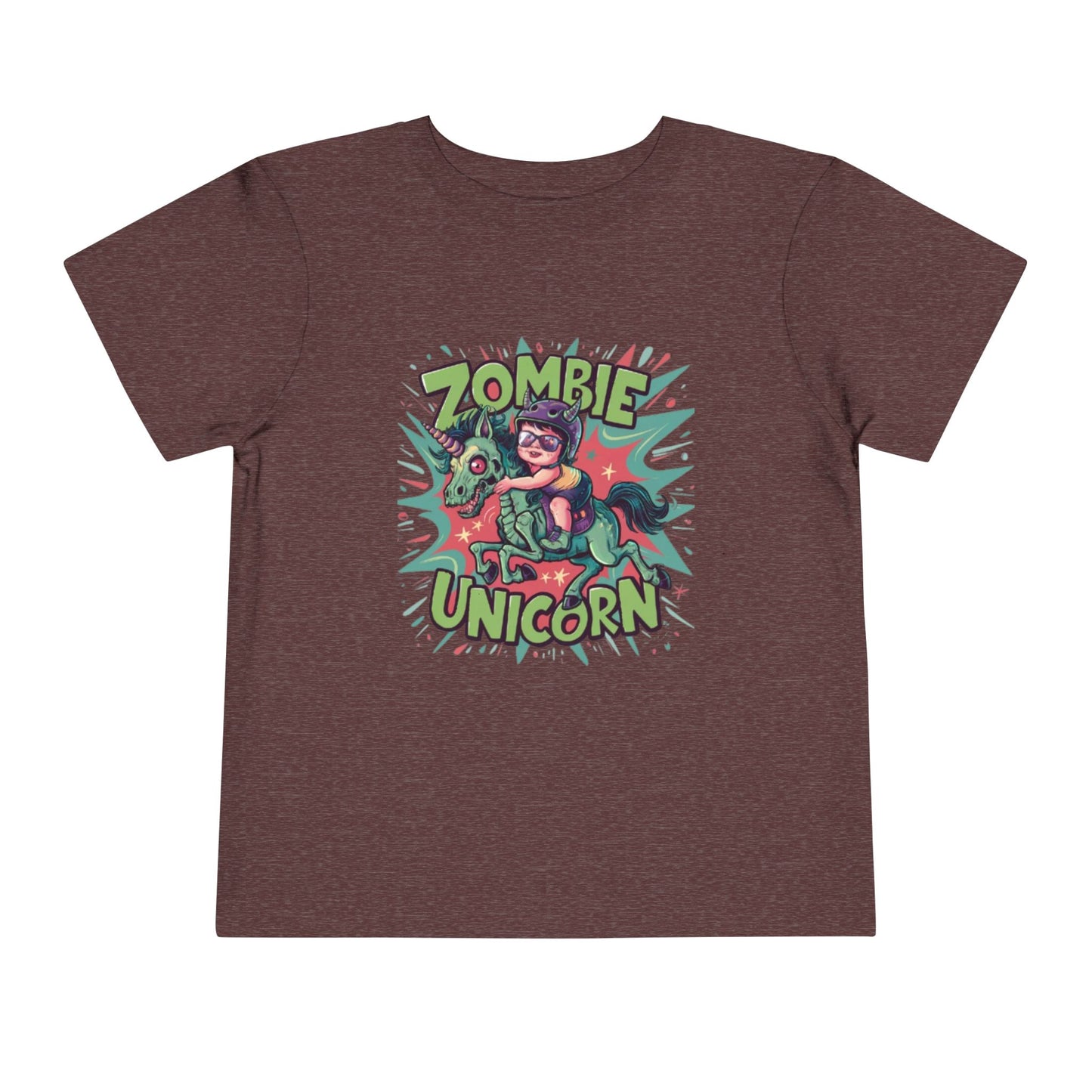 "ZOMBIE UNICORN" Toddler Short Sleeve Tee