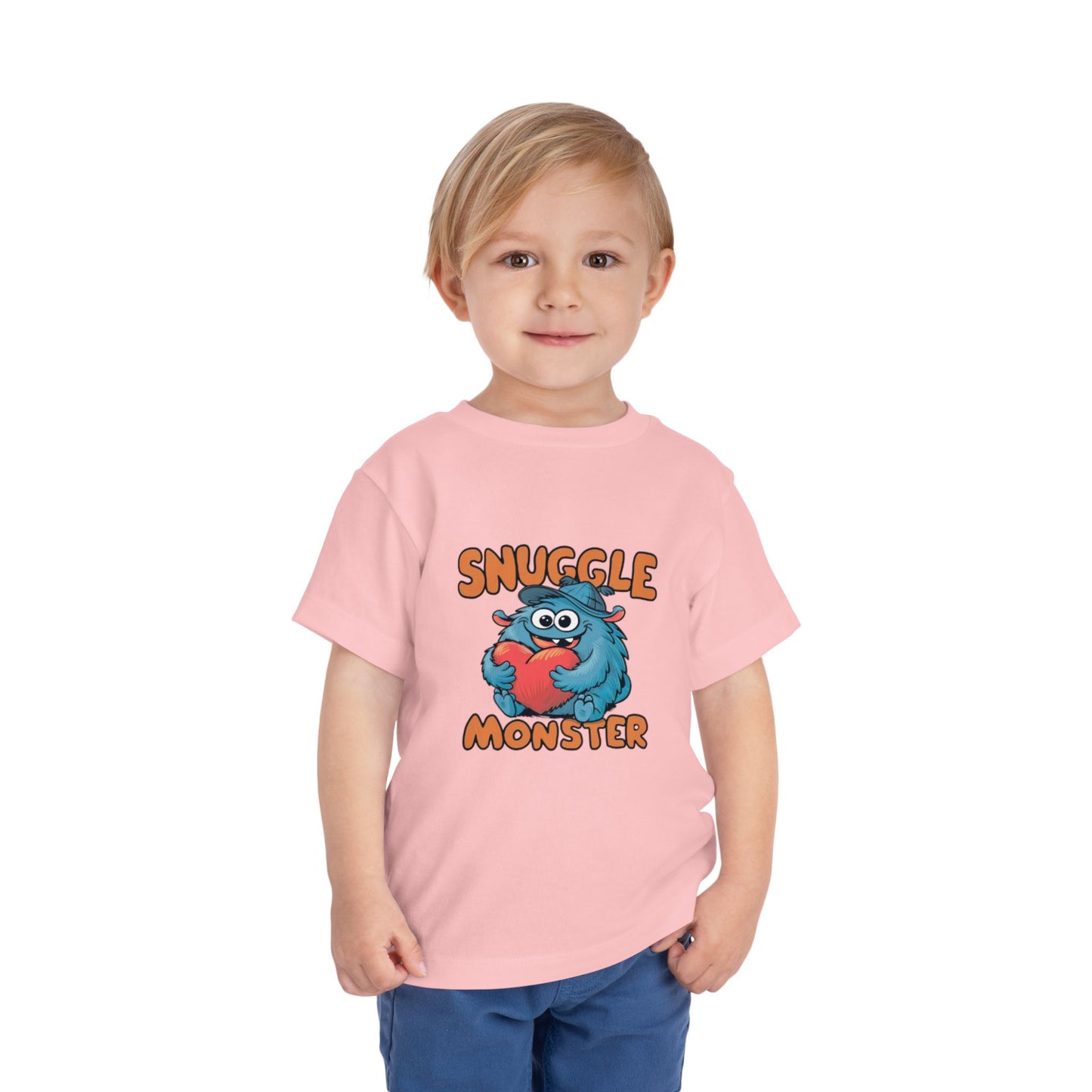 "SNUGGLE MONSTER" Toddler Short Sleeve Tee