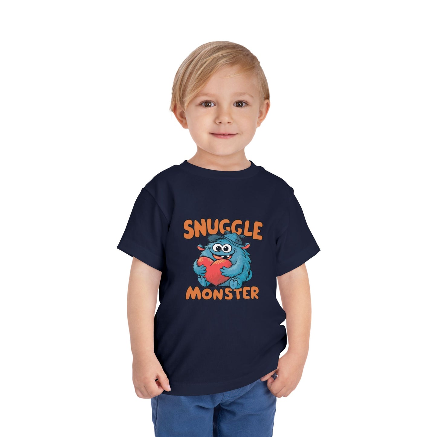 "SNUGGLE MONSTER" Toddler Short Sleeve Tee