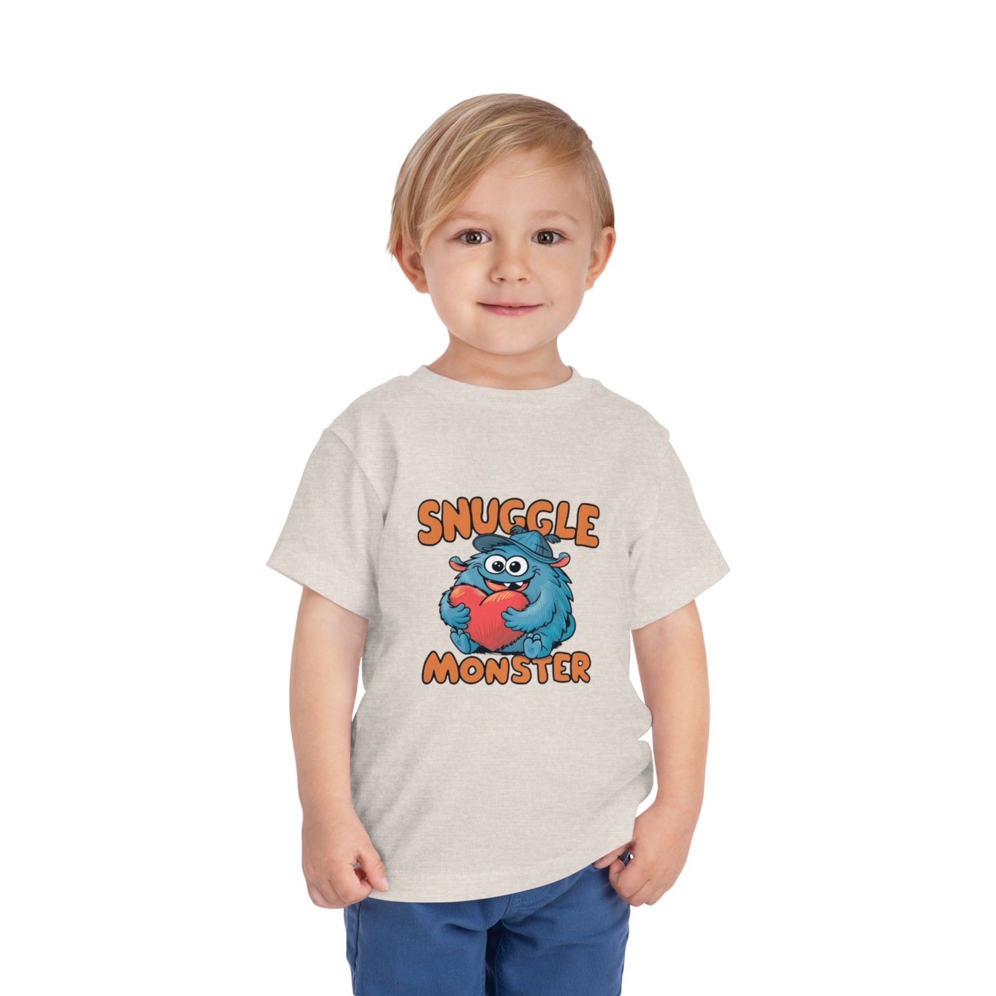 "SNUGGLE MONSTER" Toddler Short Sleeve Tee