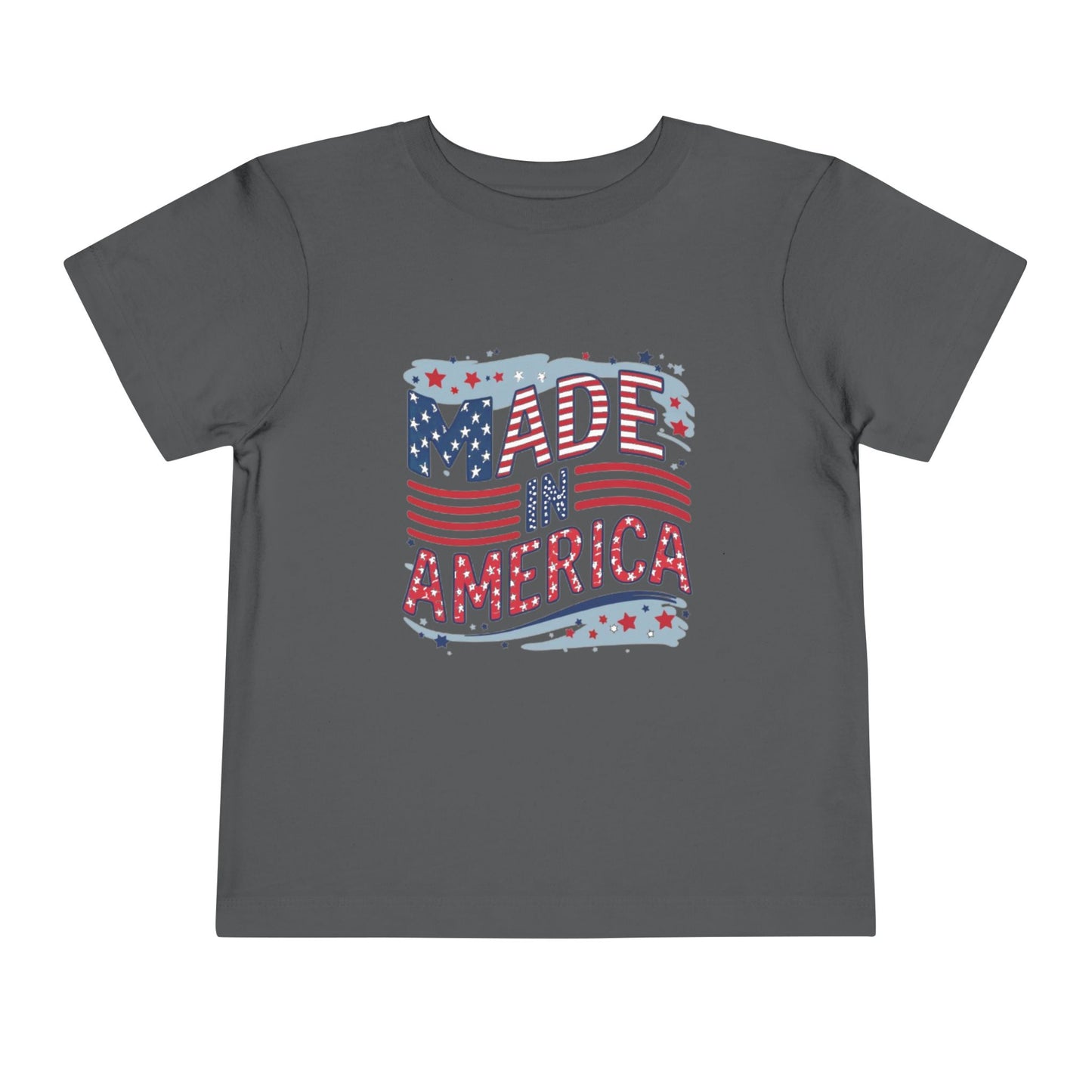 "MADE IN AMERICA" Toddler Short Sleeve Tee