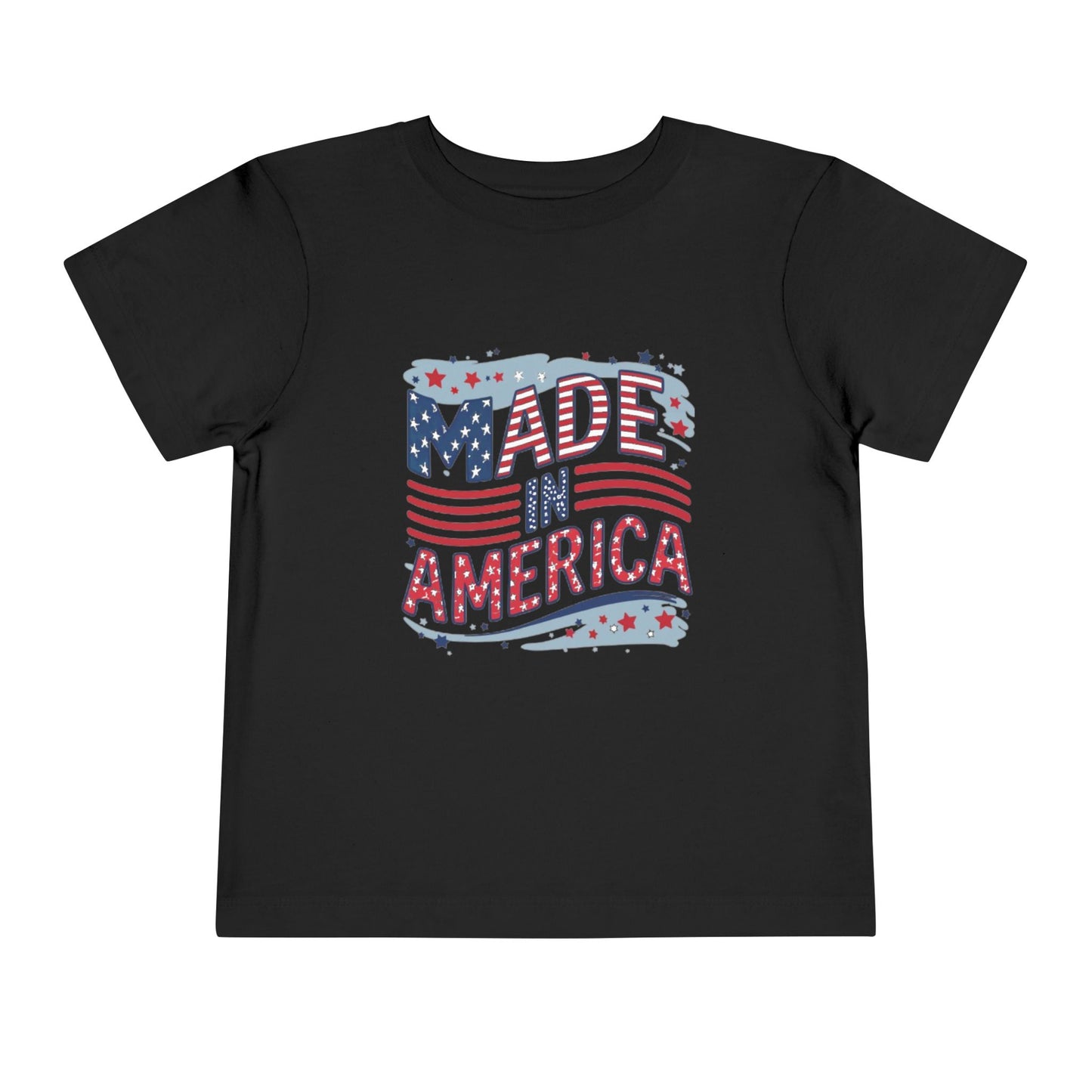 "MADE IN AMERICA" Toddler Short Sleeve Tee