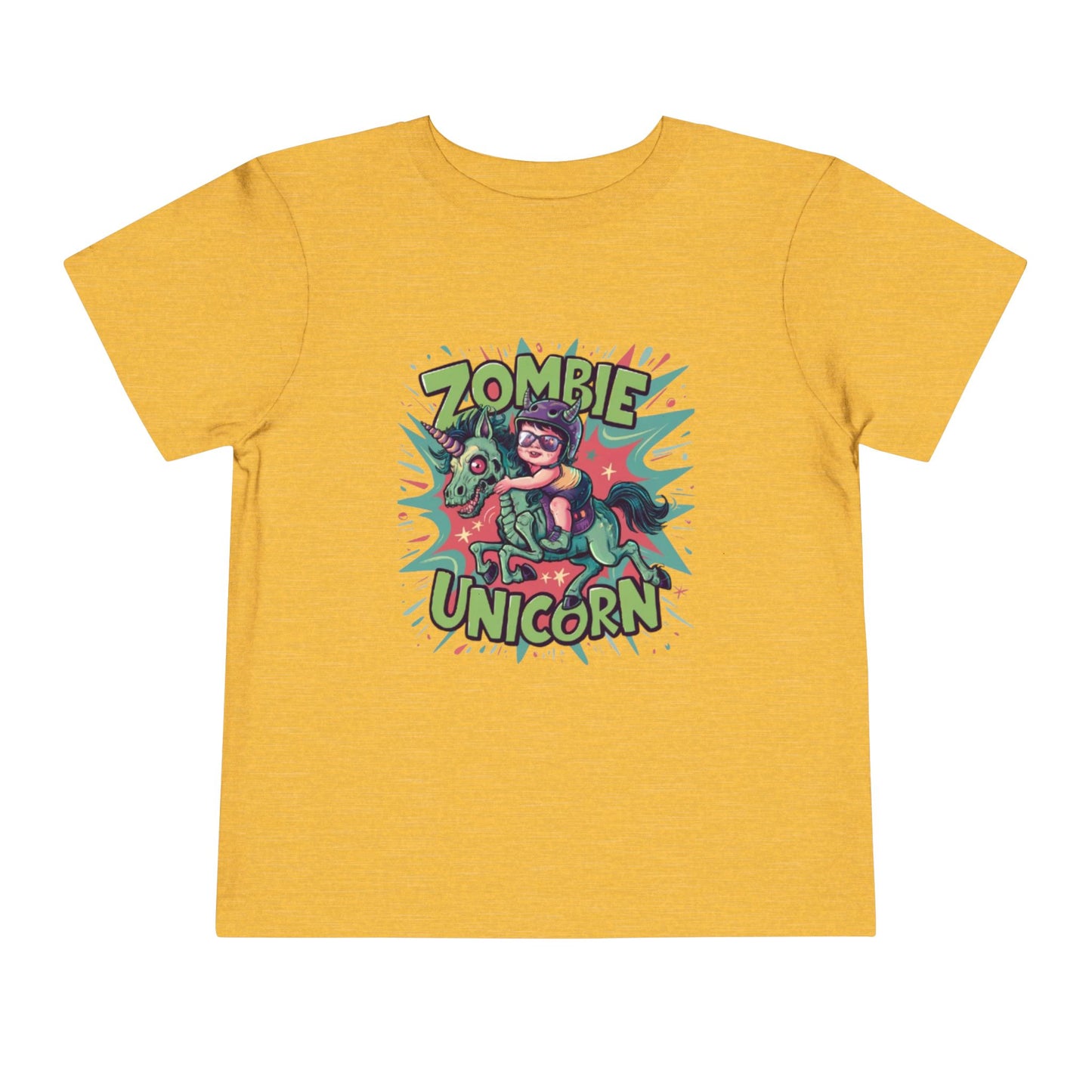 "ZOMBIE UNICORN" Toddler Short Sleeve Tee