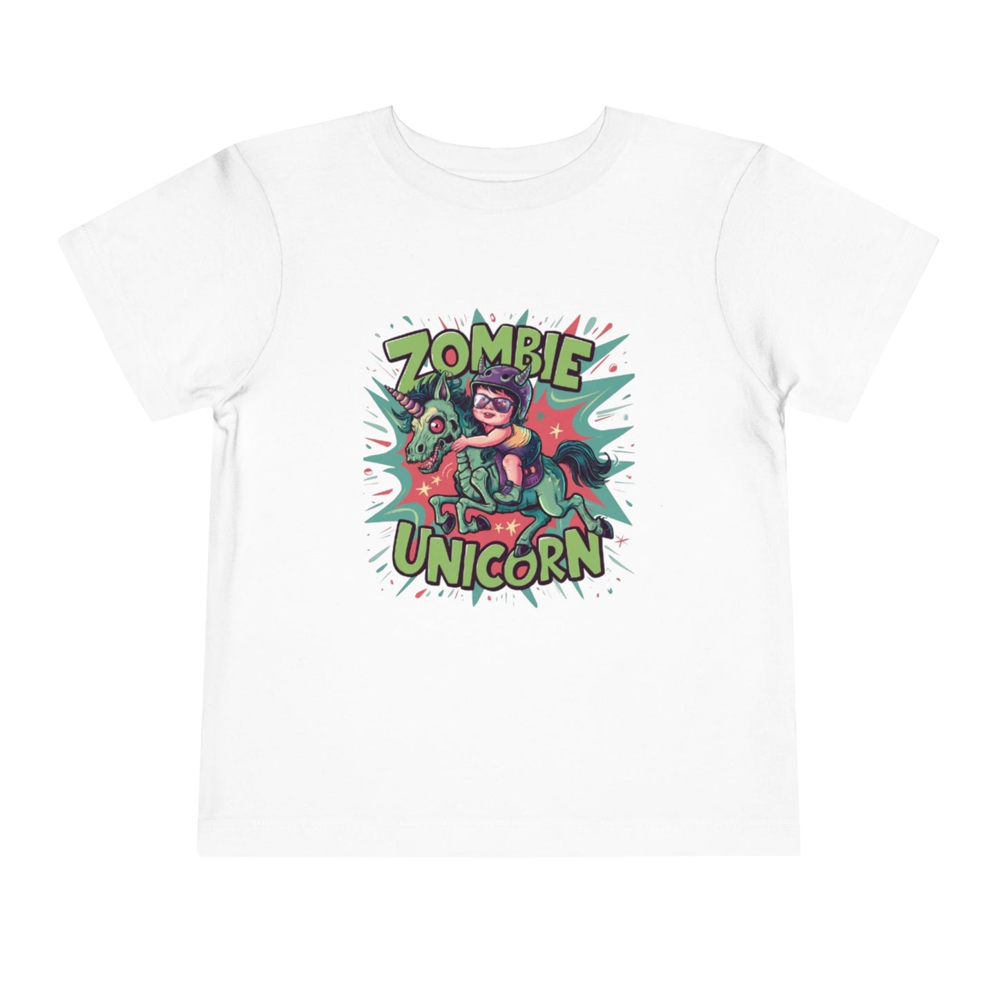 "ZOMBIE UNICORN" Toddler Short Sleeve Tee