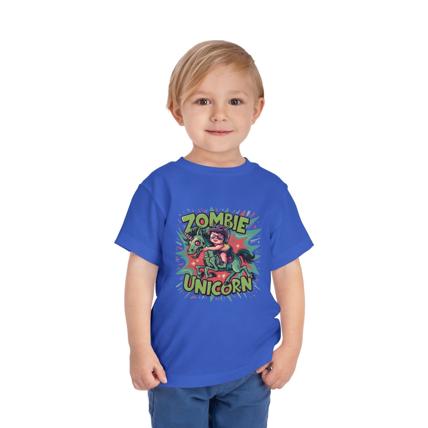 "ZOMBIE UNICORN" Toddler Short Sleeve Tee