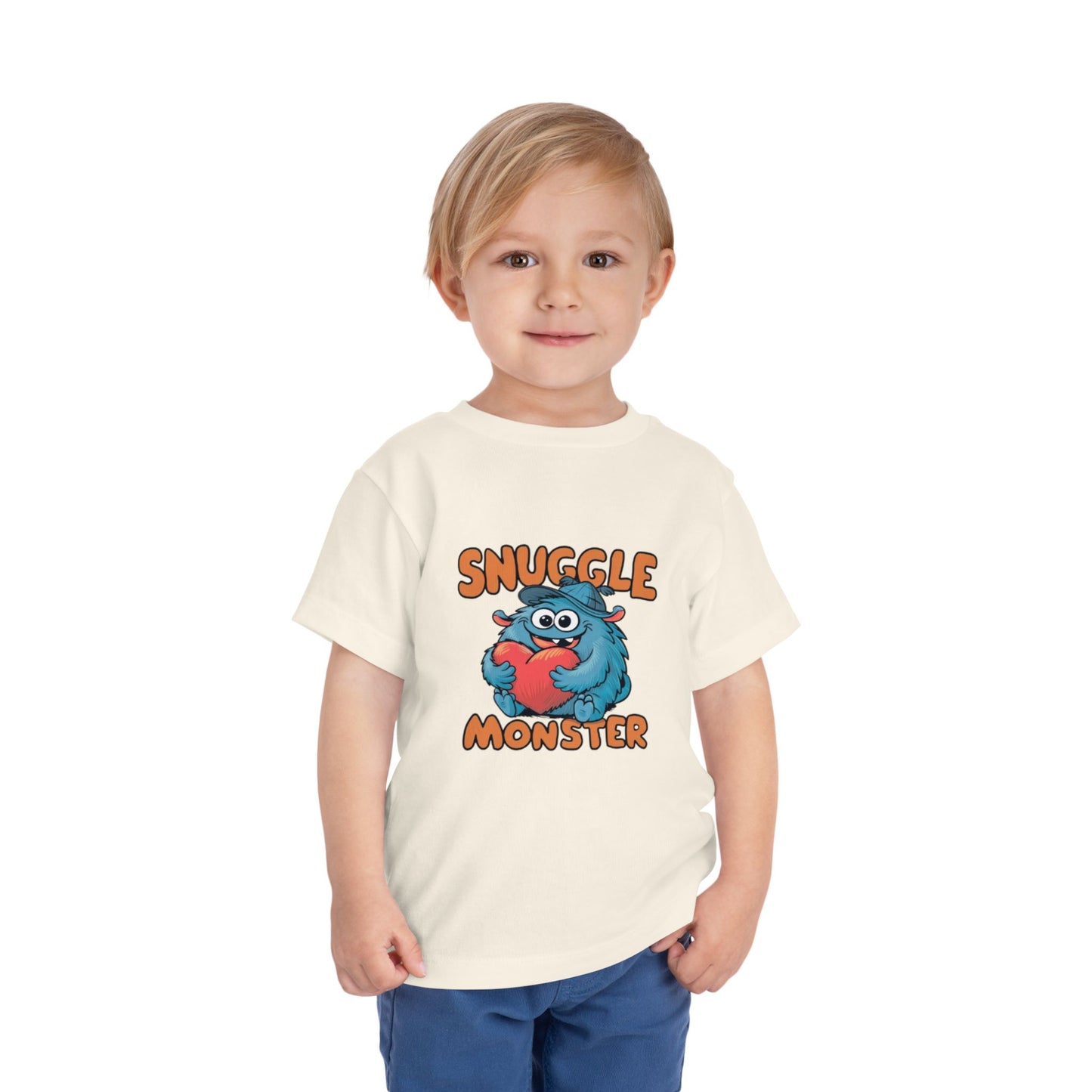 "SNUGGLE MONSTER" Toddler Short Sleeve Tee