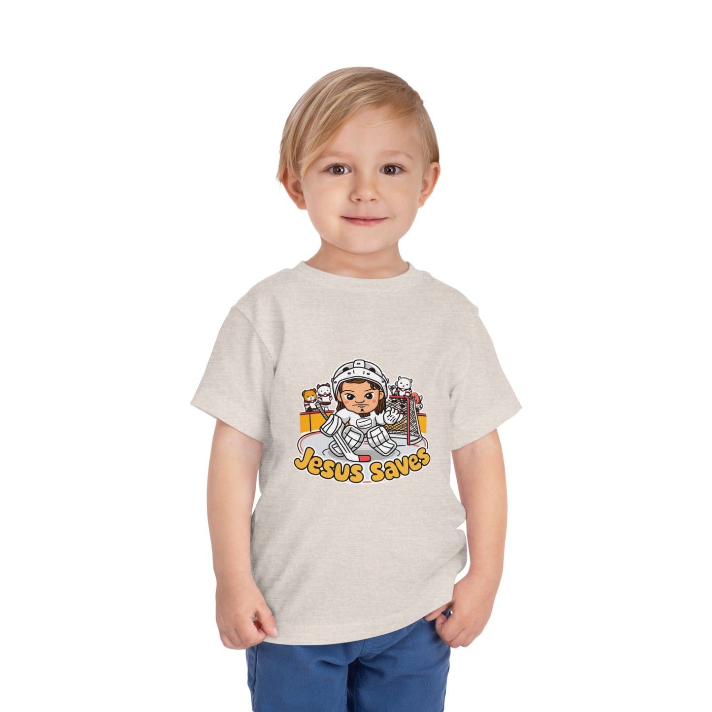 "JESUS SAVES" Toddler Short Sleeve Tee