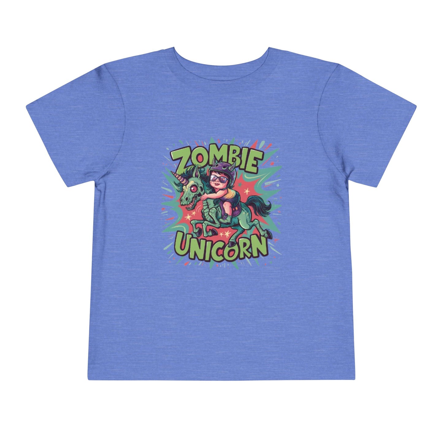"ZOMBIE UNICORN" Toddler Short Sleeve Tee