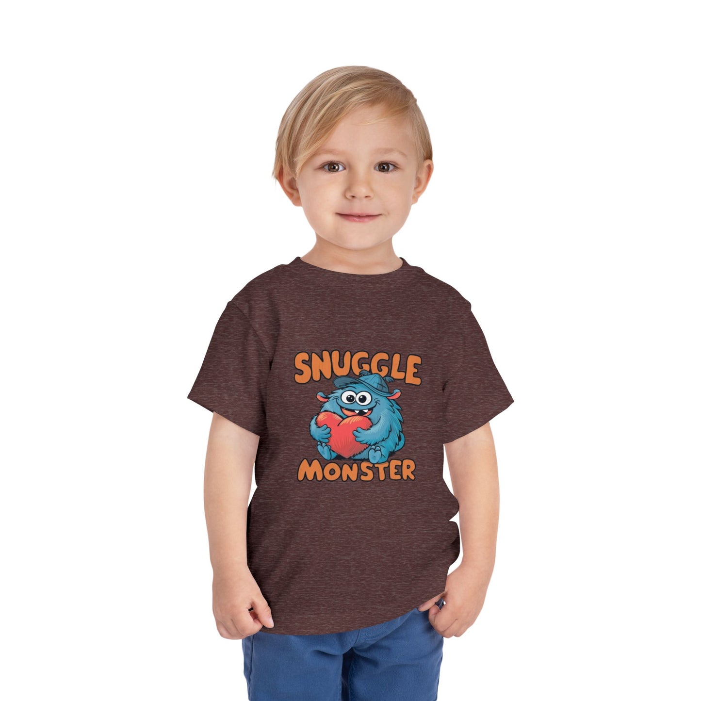"SNUGGLE MONSTER" Toddler Short Sleeve Tee