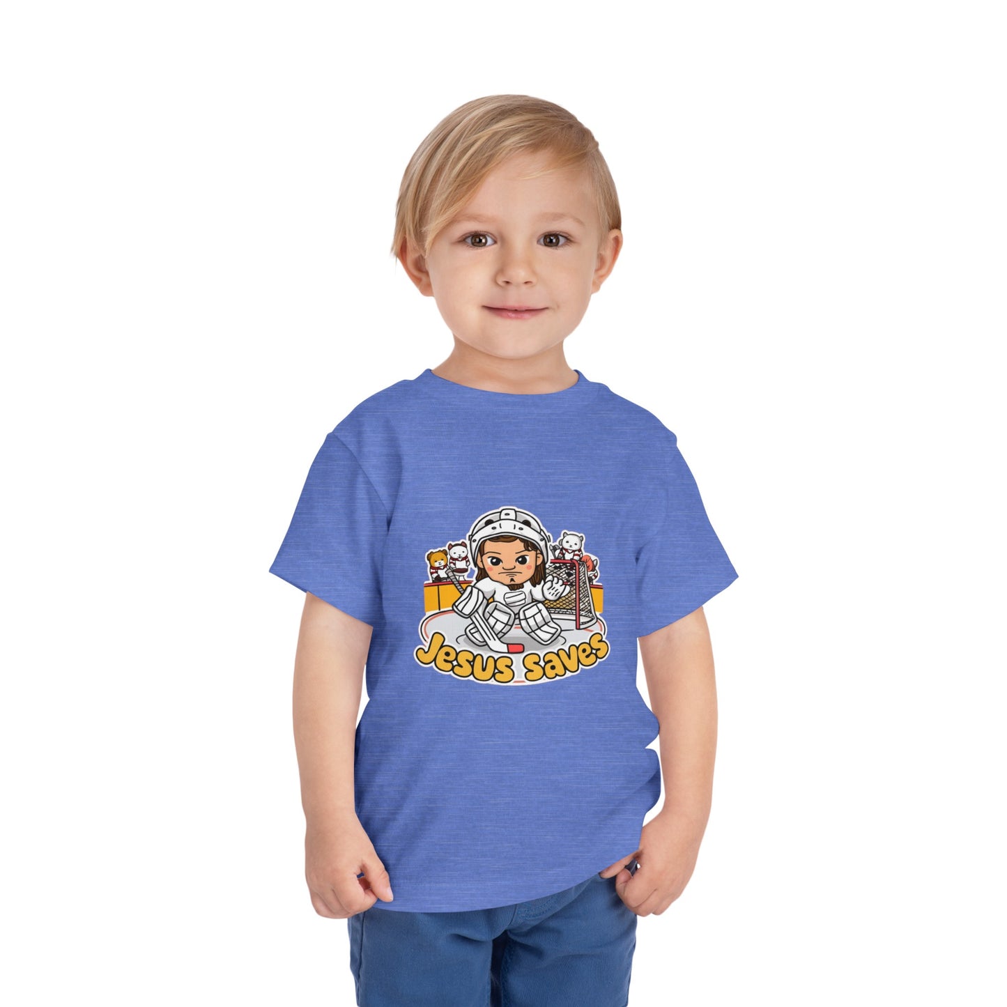 "JESUS SAVES" Toddler Short Sleeve Tee