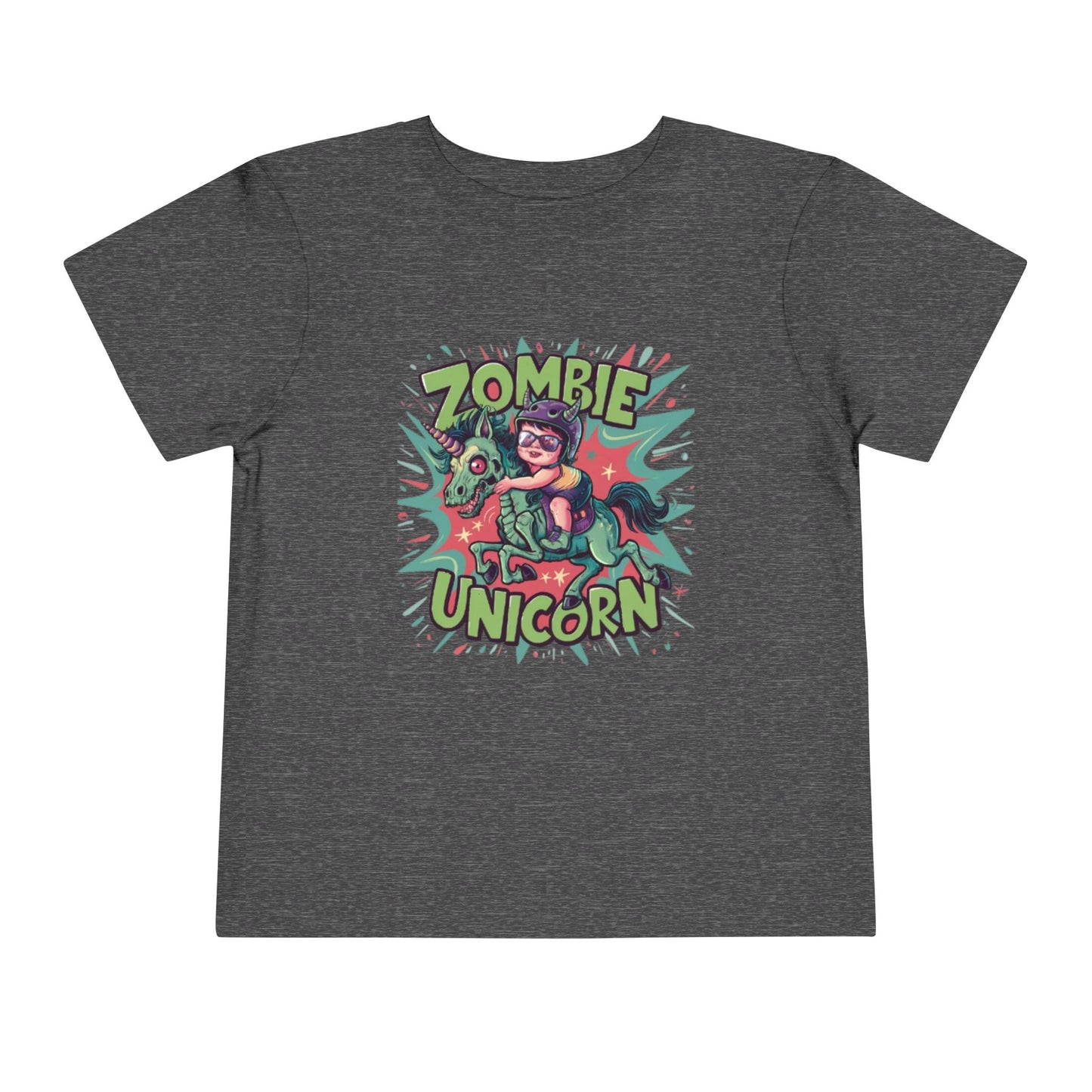 "ZOMBIE UNICORN" Toddler Short Sleeve Tee