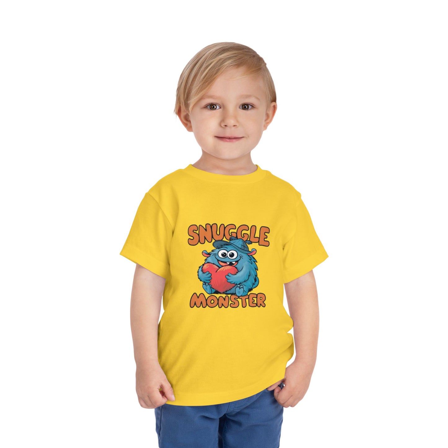 "SNUGGLE MONSTER" Toddler Short Sleeve Tee
