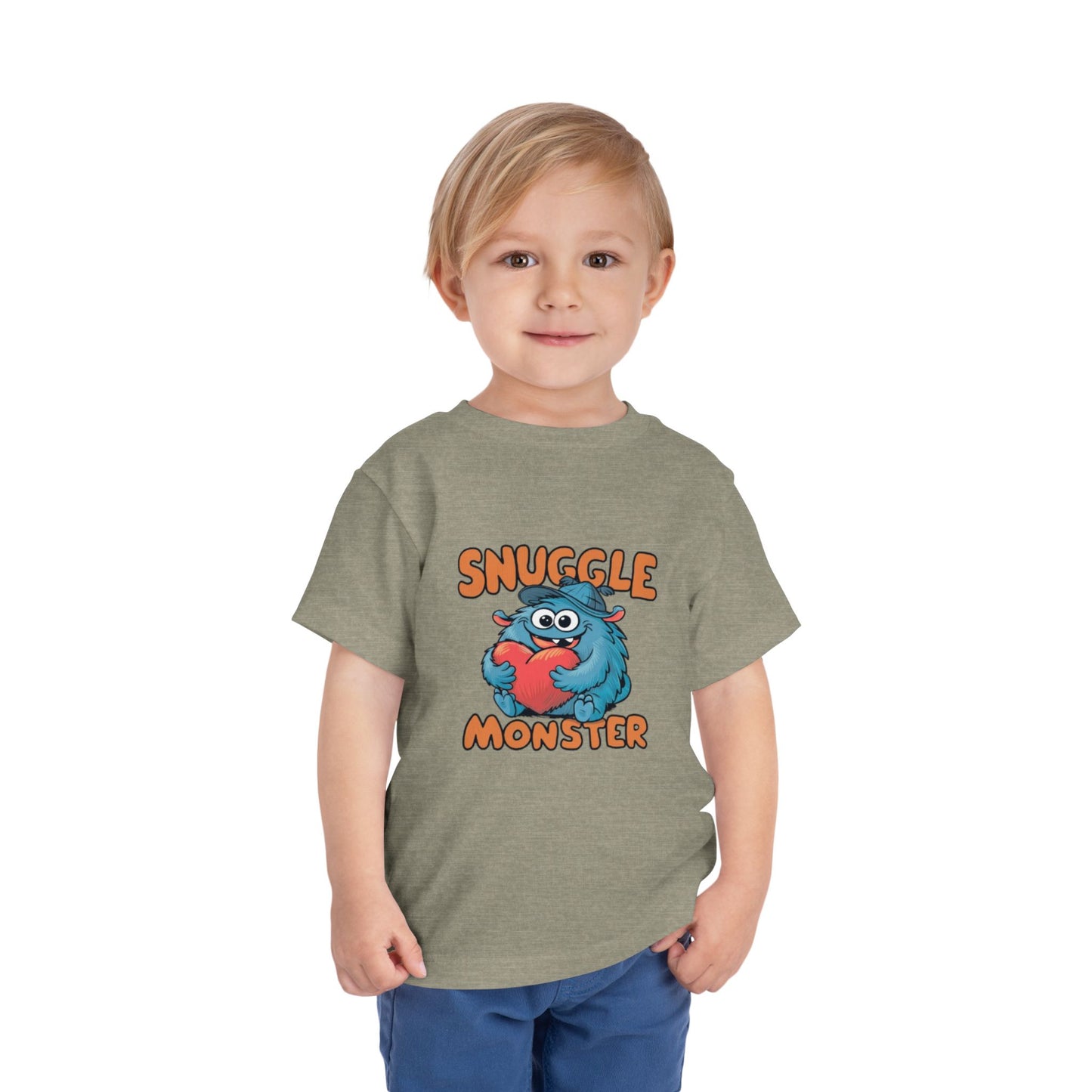 "SNUGGLE MONSTER" Toddler Short Sleeve Tee