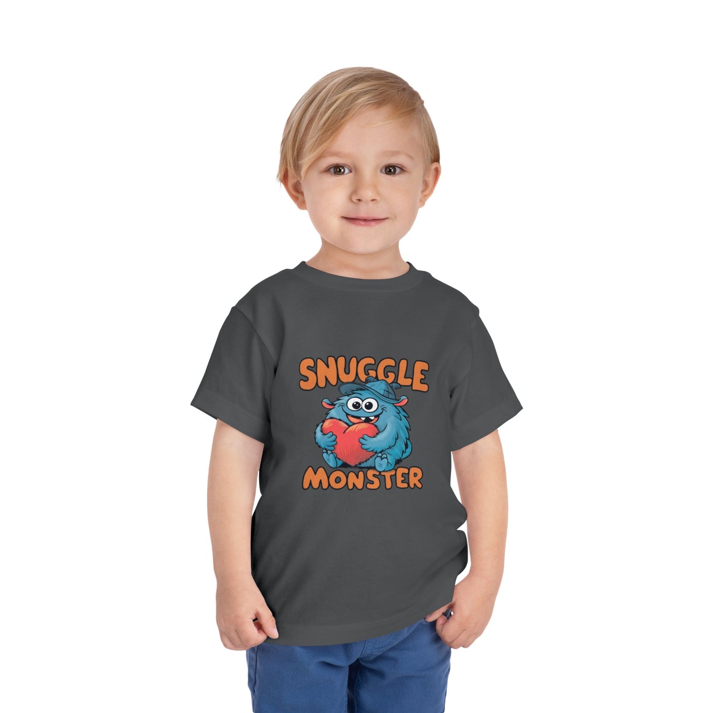 "SNUGGLE MONSTER" Toddler Short Sleeve Tee