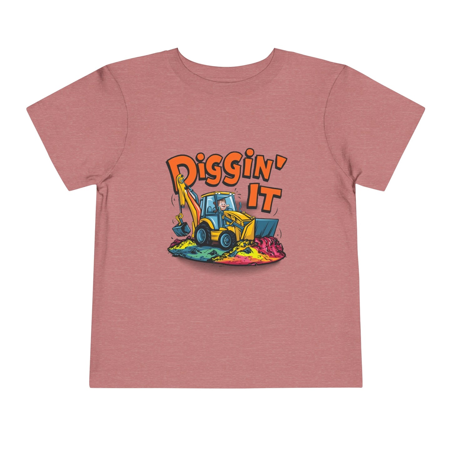 "DIGGIN' IT - BACKHOE" Toddler Short Sleeve Tee