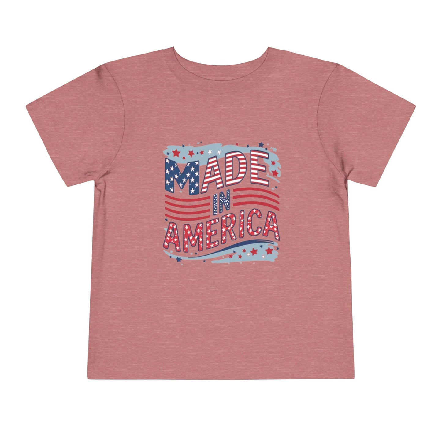 "MADE IN AMERICA" Toddler Short Sleeve Tee