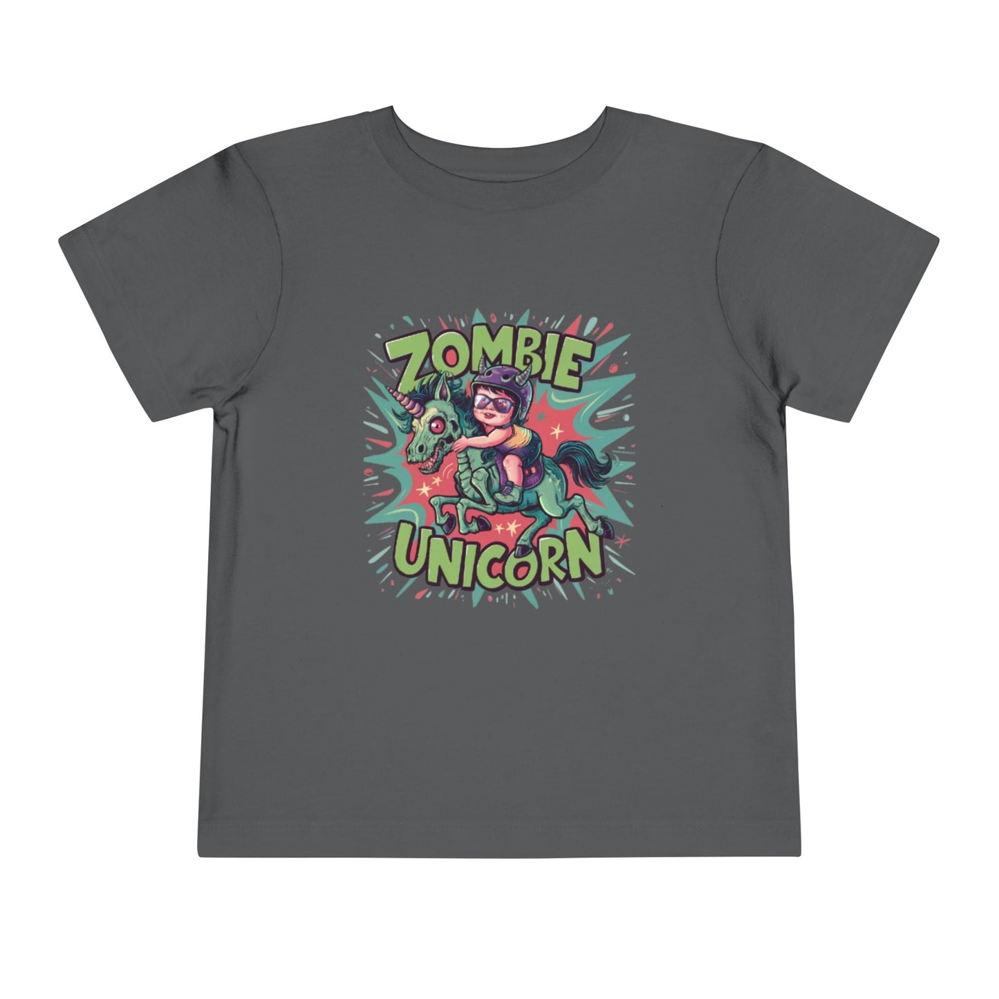 "ZOMBIE UNICORN" Toddler Short Sleeve Tee