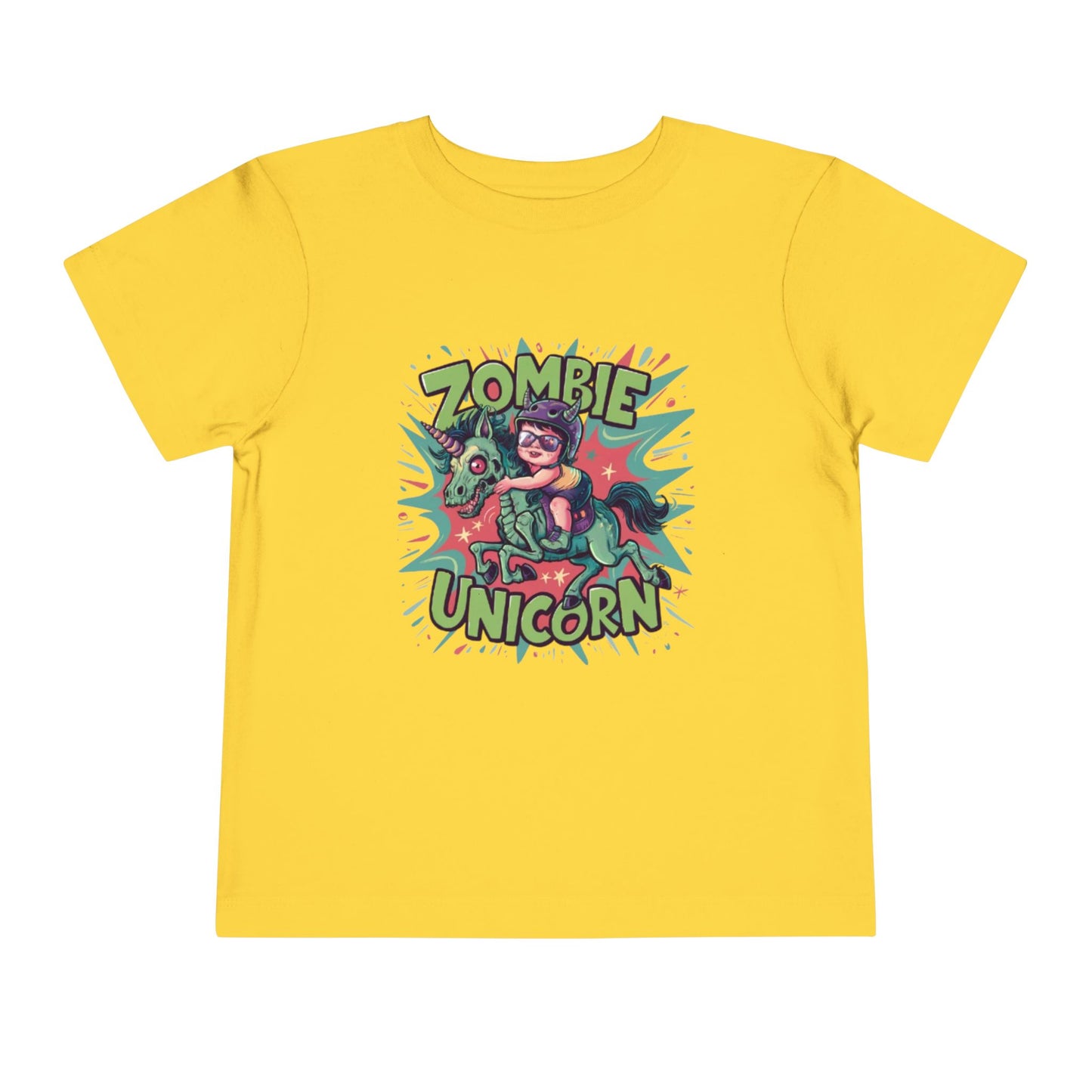 "ZOMBIE UNICORN" Toddler Short Sleeve Tee