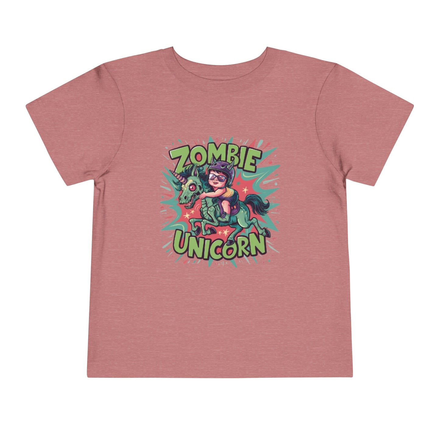 "ZOMBIE UNICORN" Toddler Short Sleeve Tee