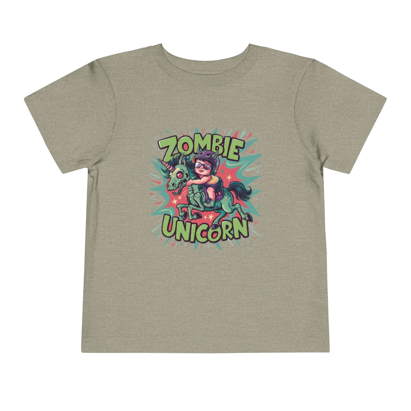 "ZOMBIE UNICORN" Toddler Short Sleeve Tee