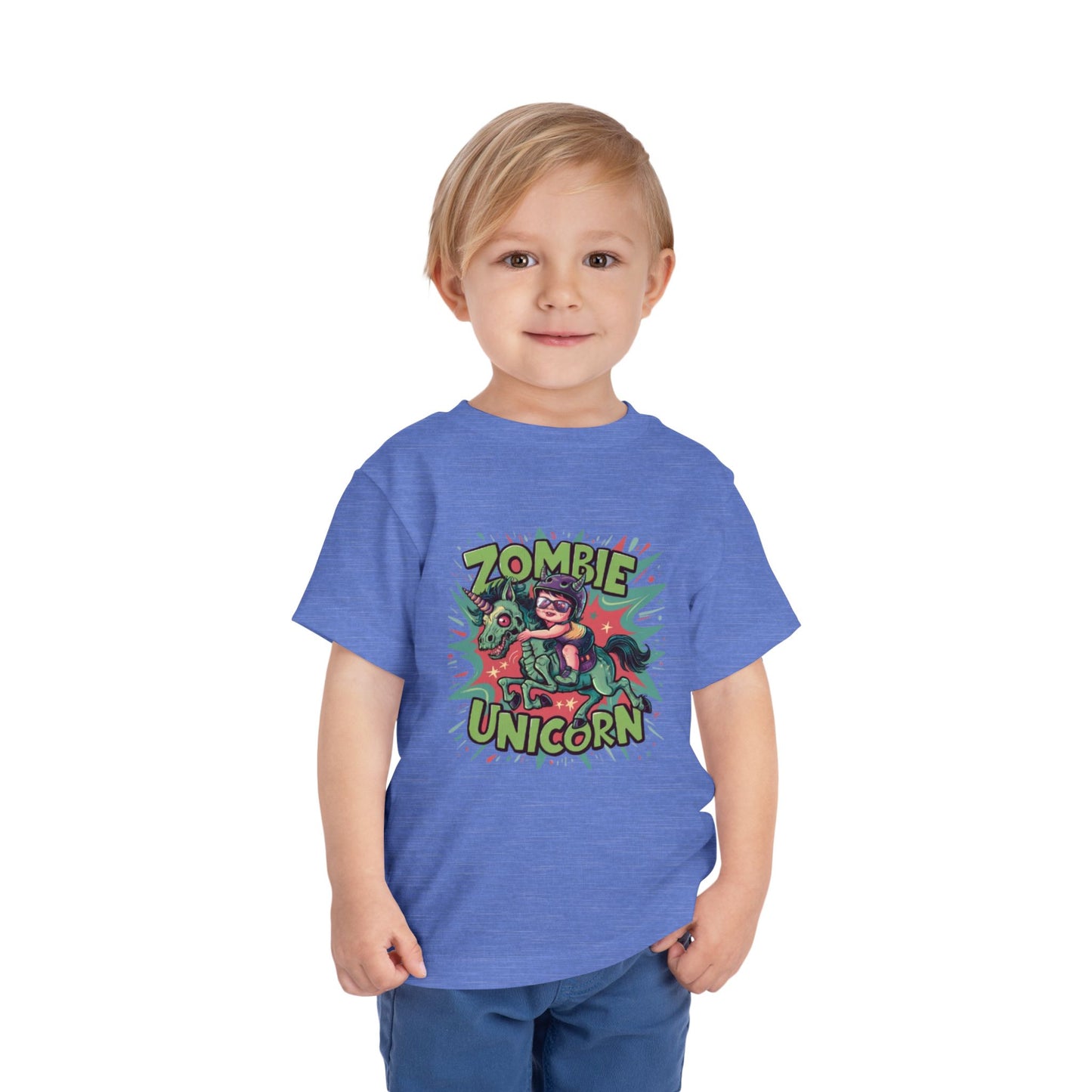 "ZOMBIE UNICORN" Toddler Short Sleeve Tee