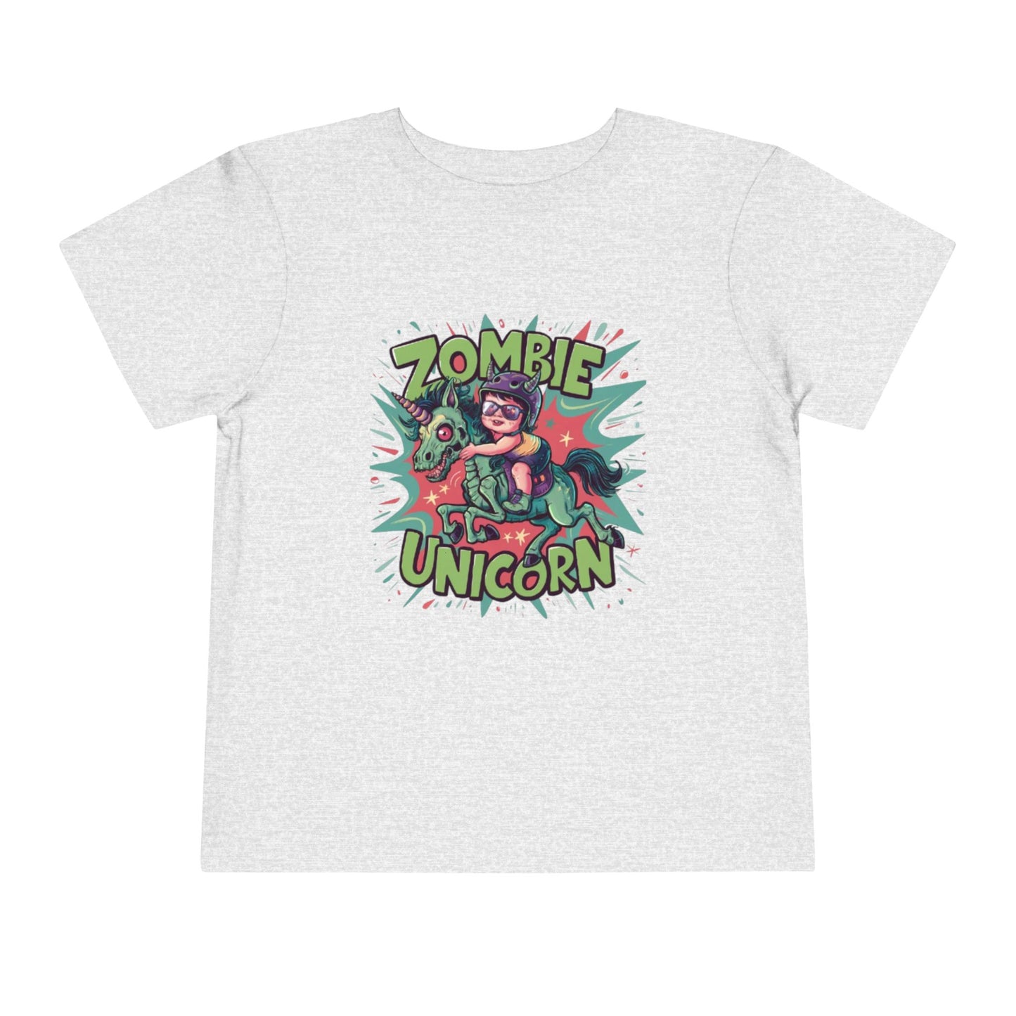 "ZOMBIE UNICORN" Toddler Short Sleeve Tee