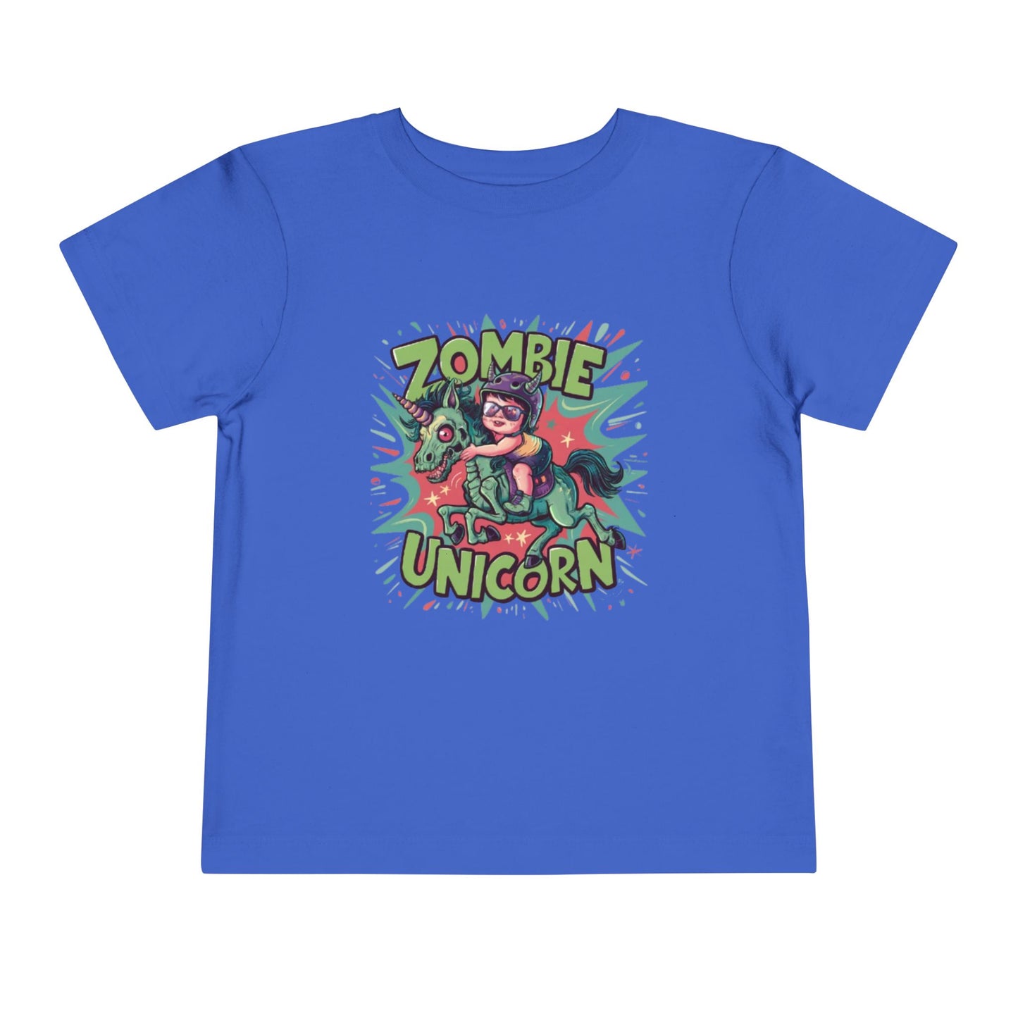 "ZOMBIE UNICORN" Toddler Short Sleeve Tee