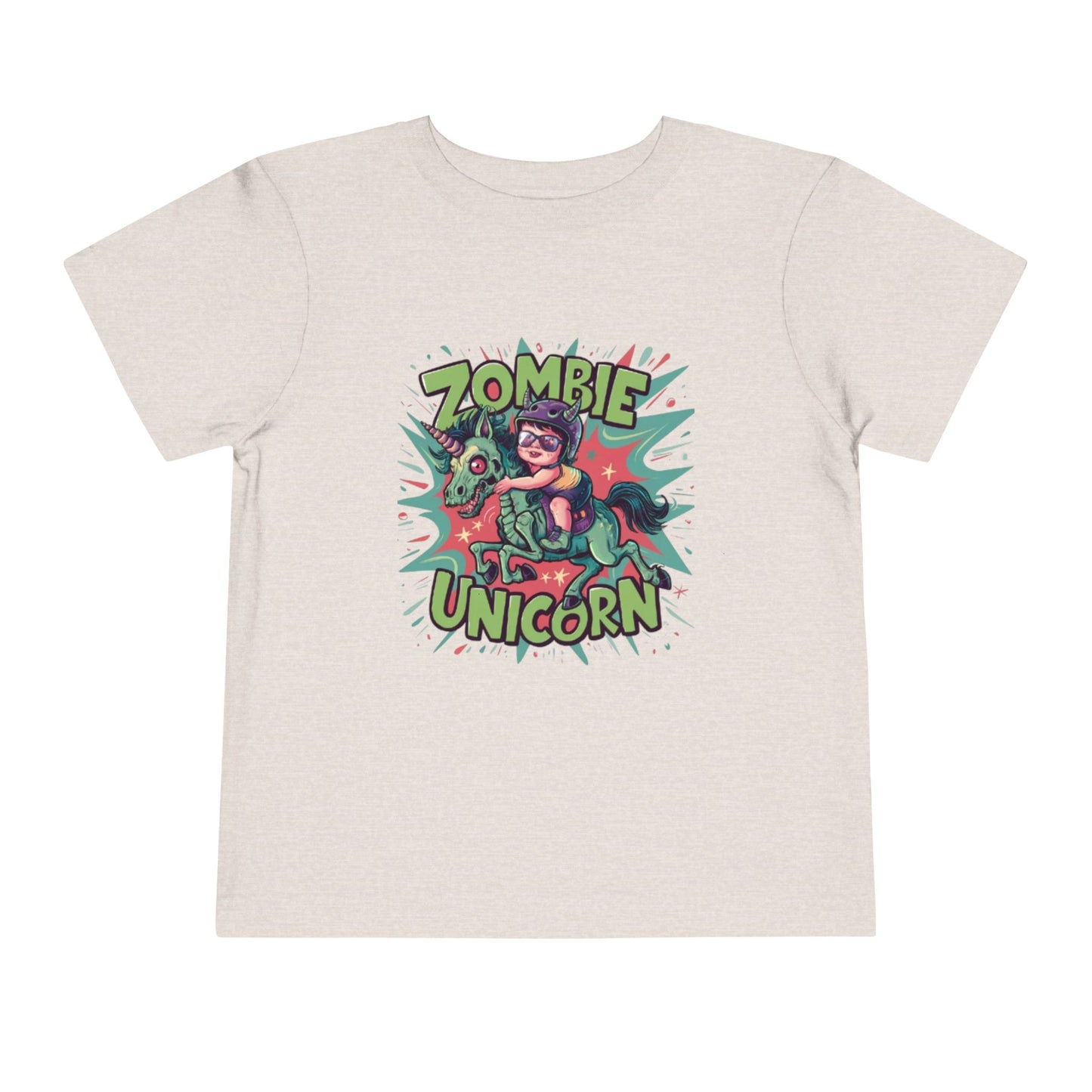 "ZOMBIE UNICORN" Toddler Short Sleeve Tee