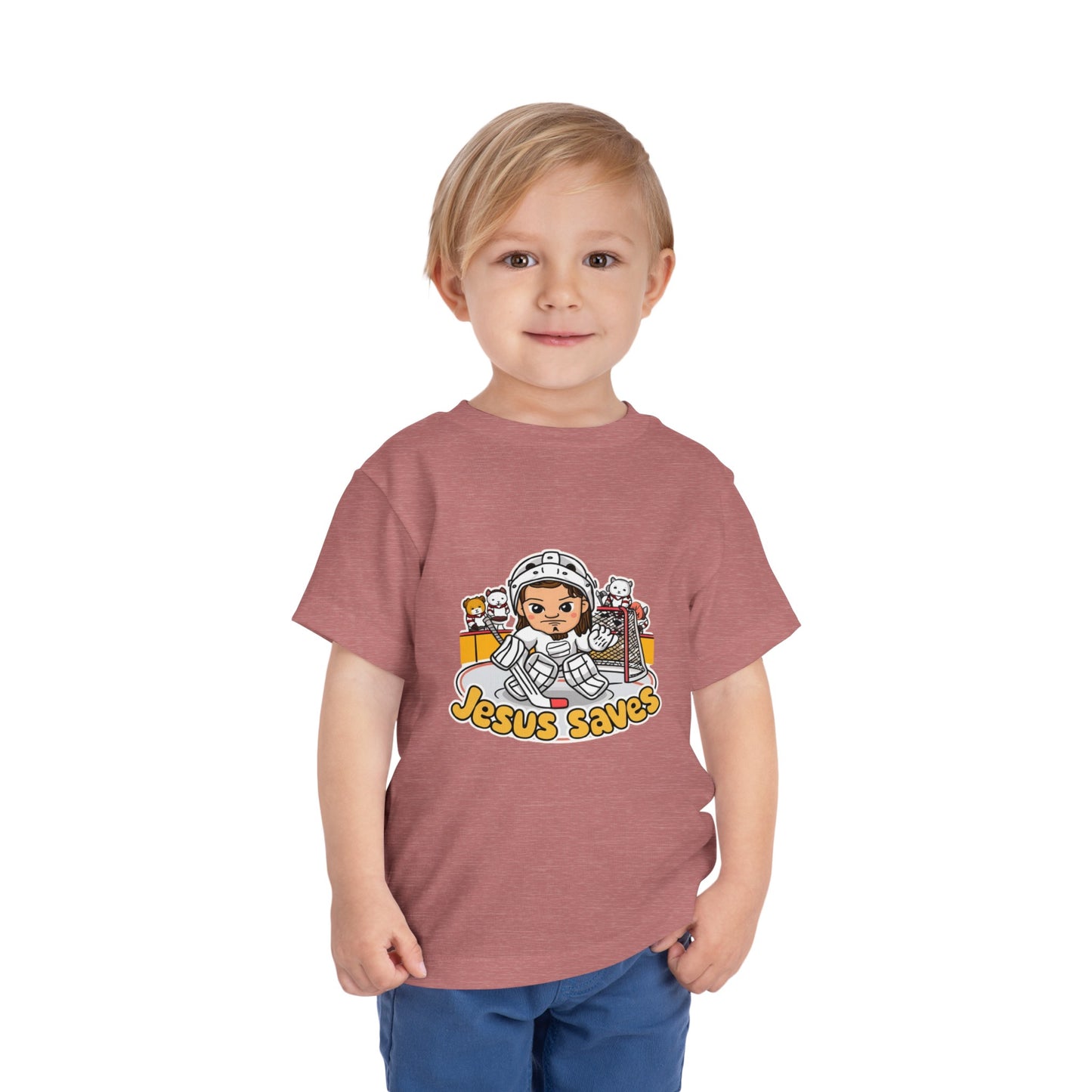 "JESUS SAVES" Toddler Short Sleeve Tee