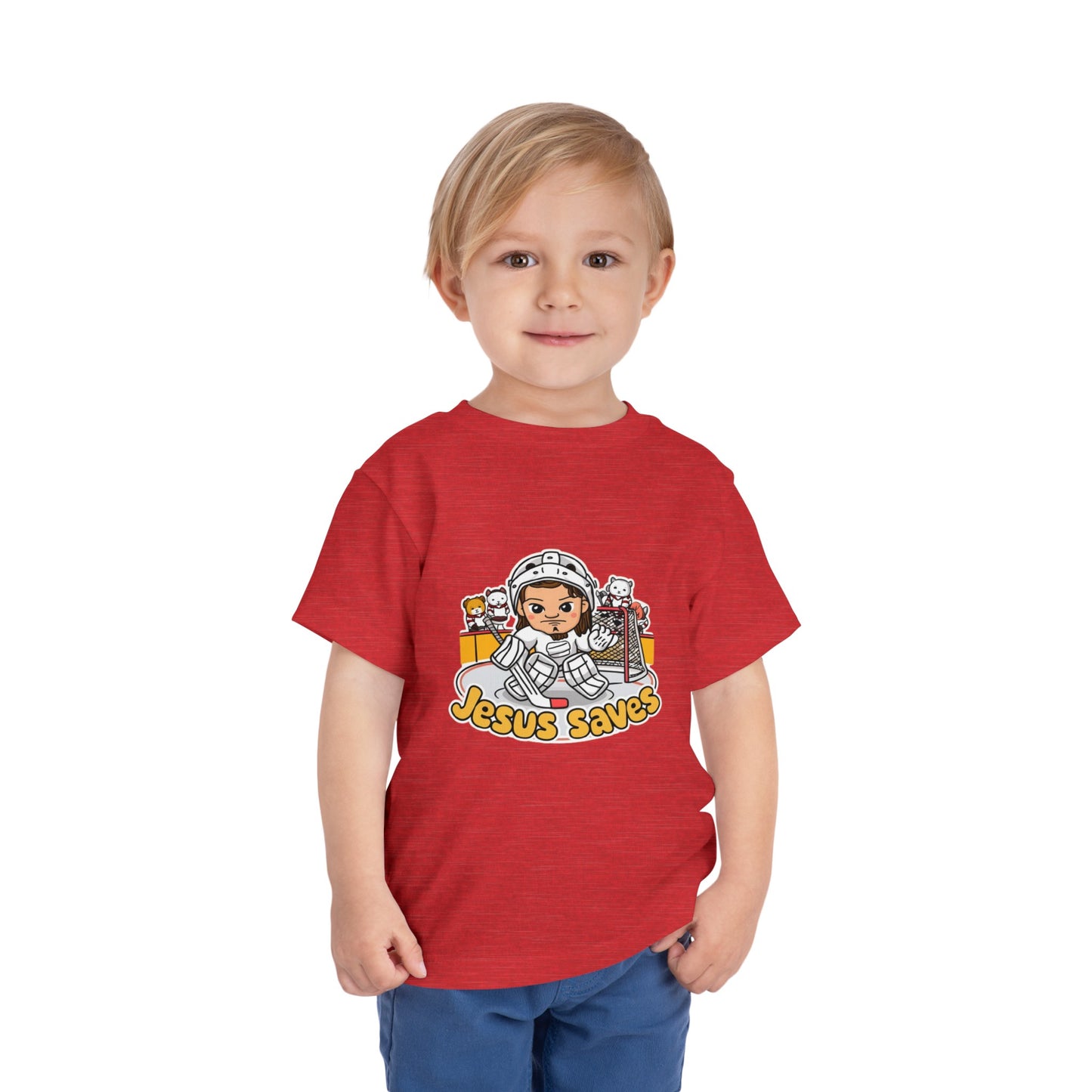"JESUS SAVES" Toddler Short Sleeve Tee