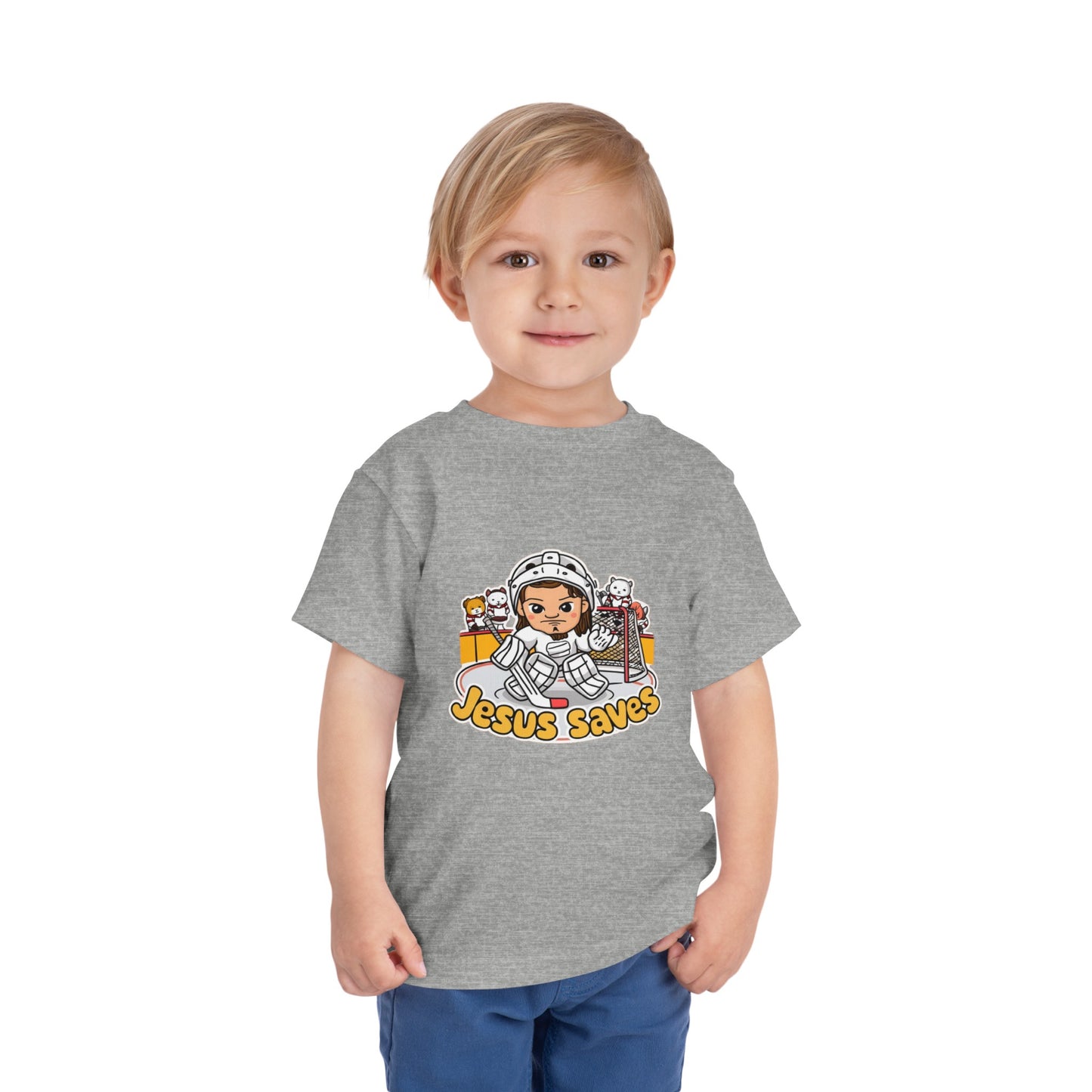 "JESUS SAVES" Toddler Short Sleeve Tee
