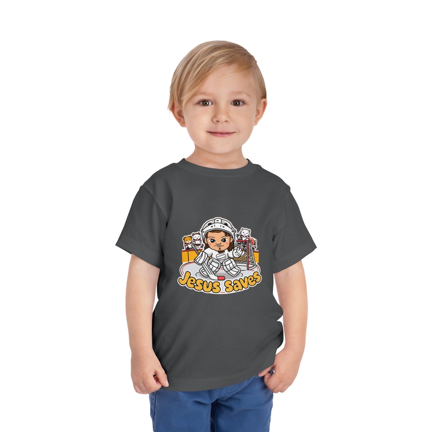 "JESUS SAVES" Toddler Short Sleeve Tee