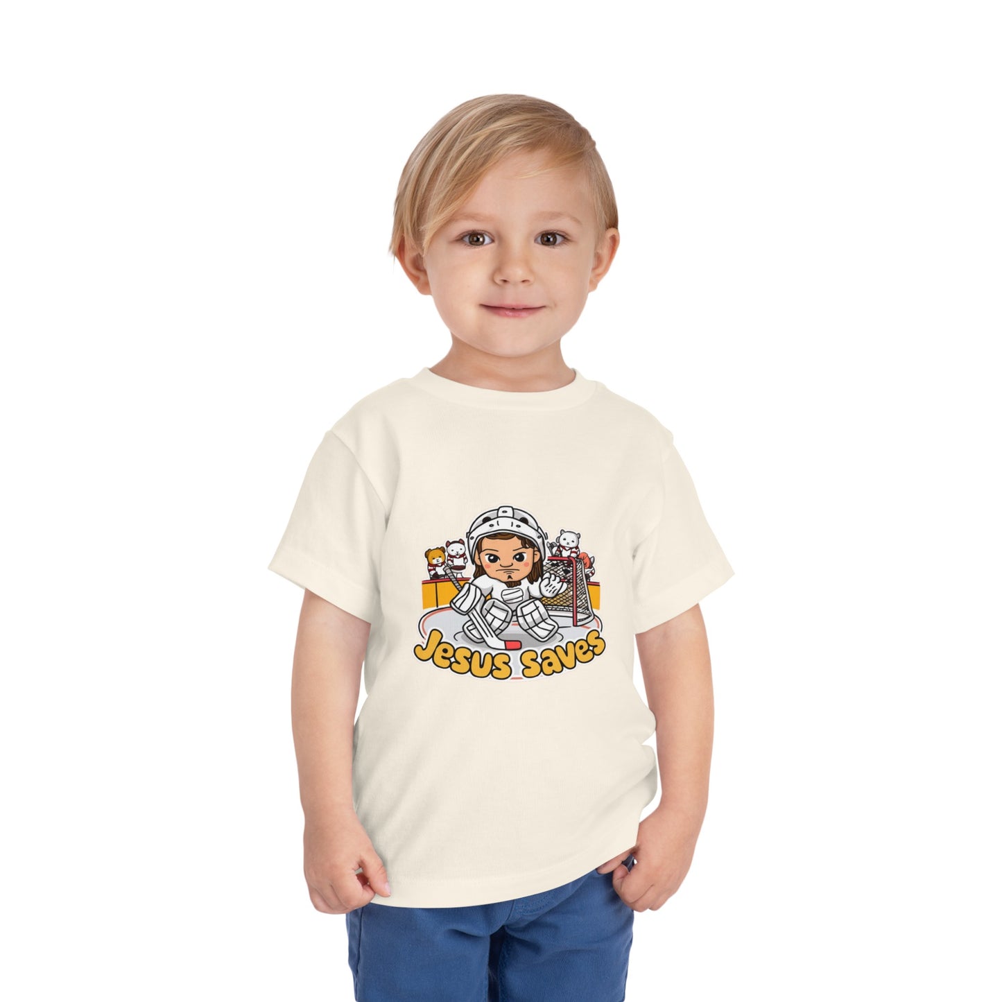 "JESUS SAVES" Toddler Short Sleeve Tee