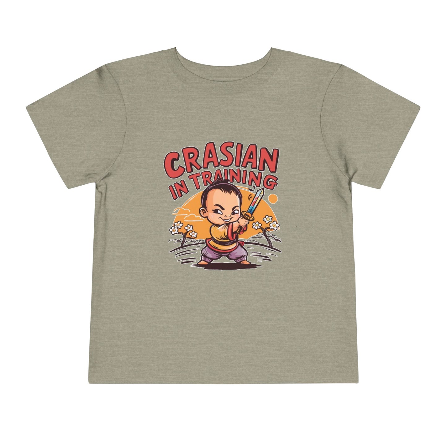 "CRASIAN IN TRAINING" Toddler Short Sleeve Tee