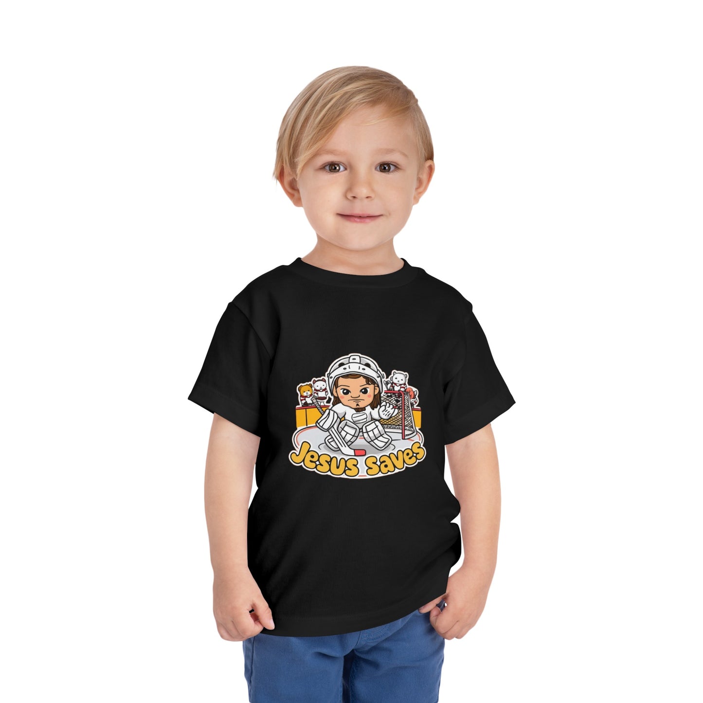 "JESUS SAVES" Toddler Short Sleeve Tee