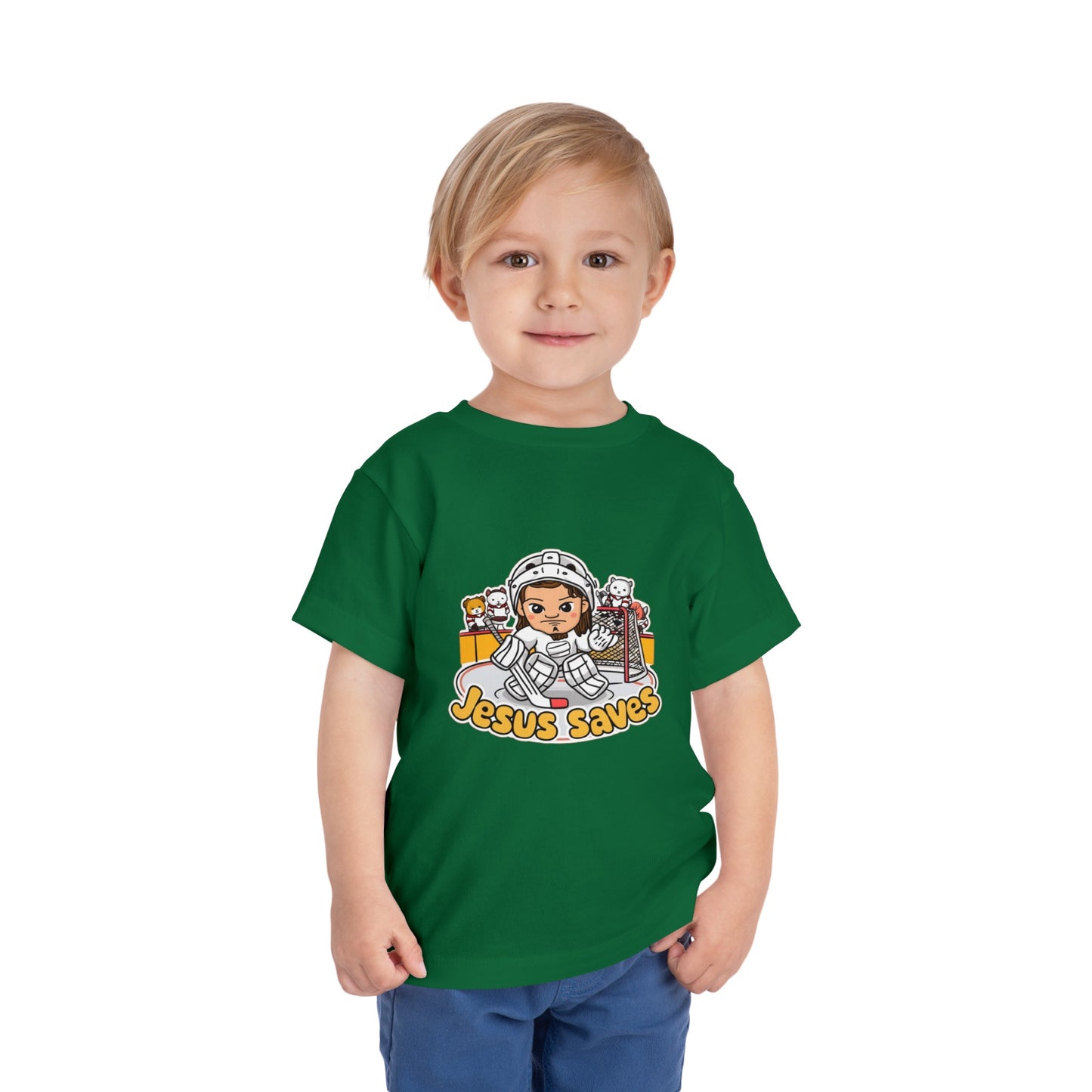 "JESUS SAVES" Toddler Short Sleeve Tee