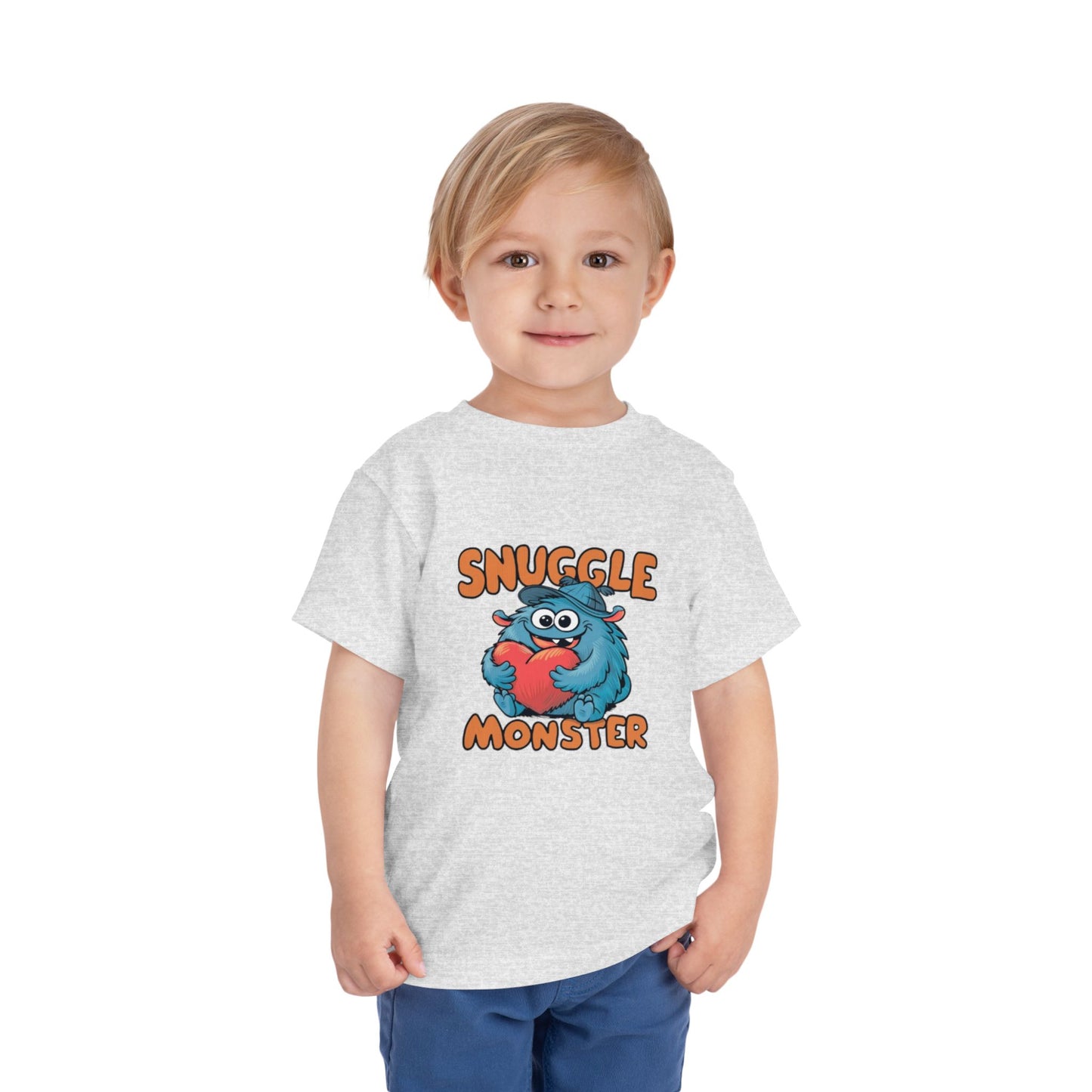 "SNUGGLE MONSTER" Toddler Short Sleeve Tee