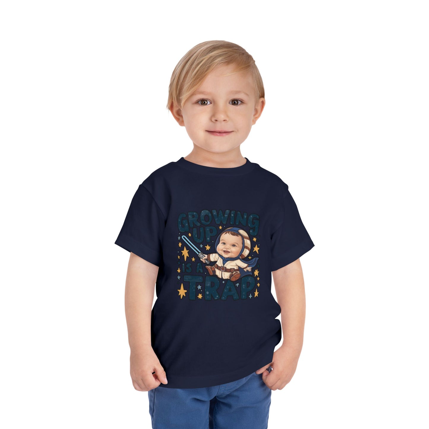 "GROWING UP IS A TRAP" Toddler Short Sleeve Tee