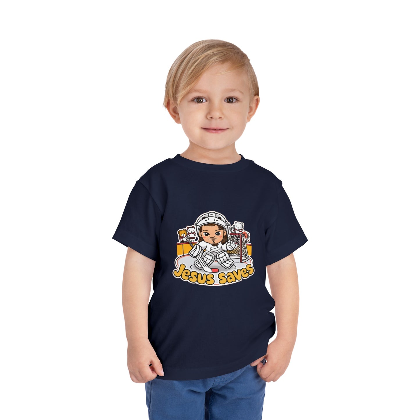 "JESUS SAVES" Toddler Short Sleeve Tee