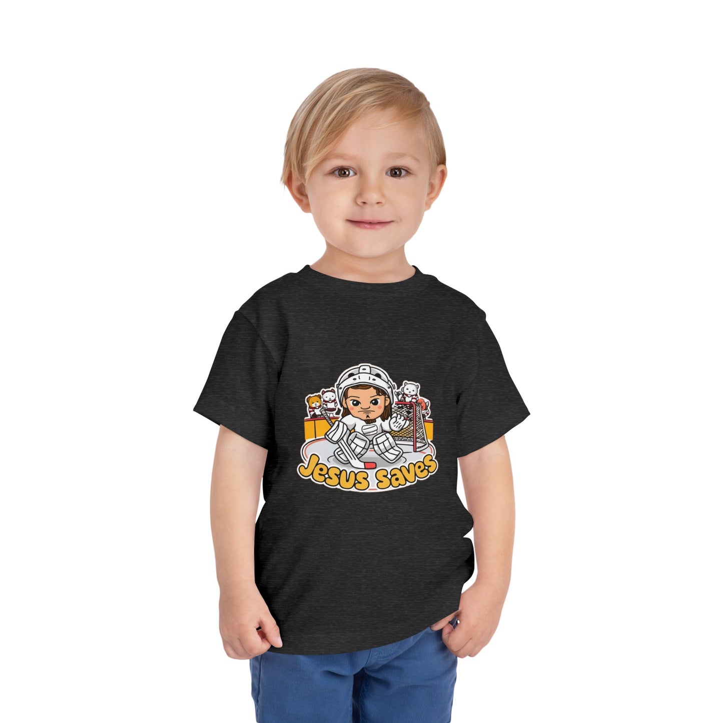"JESUS SAVES" Toddler Short Sleeve Tee