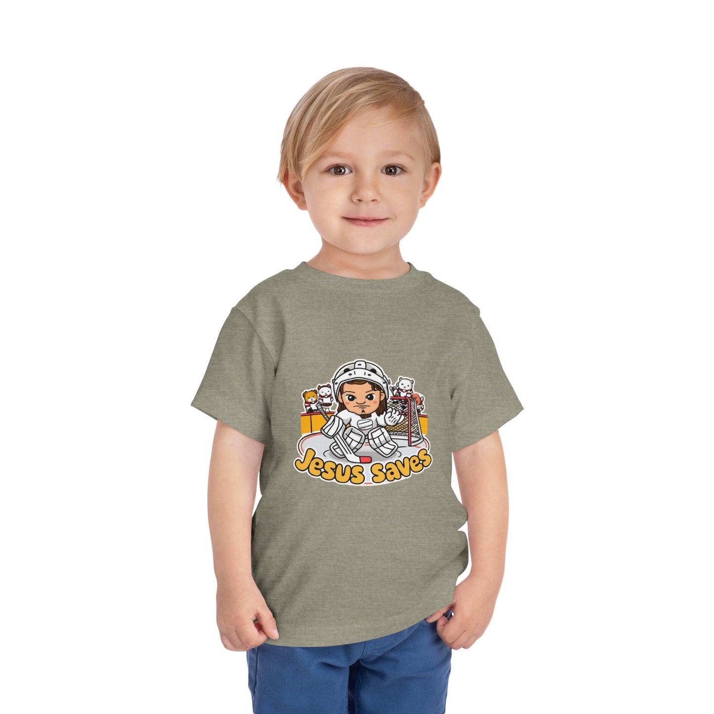 "JESUS SAVES" Toddler Short Sleeve Tee