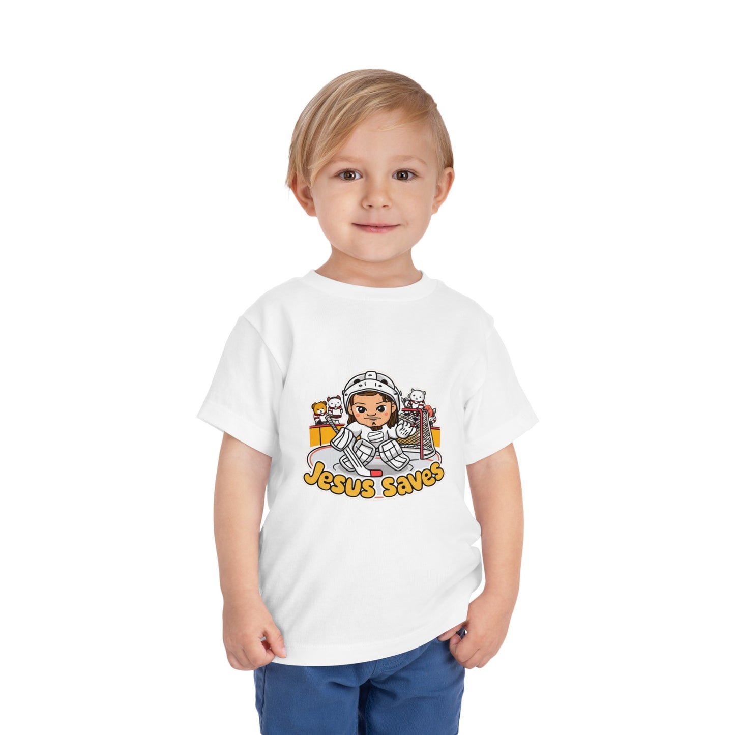 "JESUS SAVES" Toddler Short Sleeve Tee